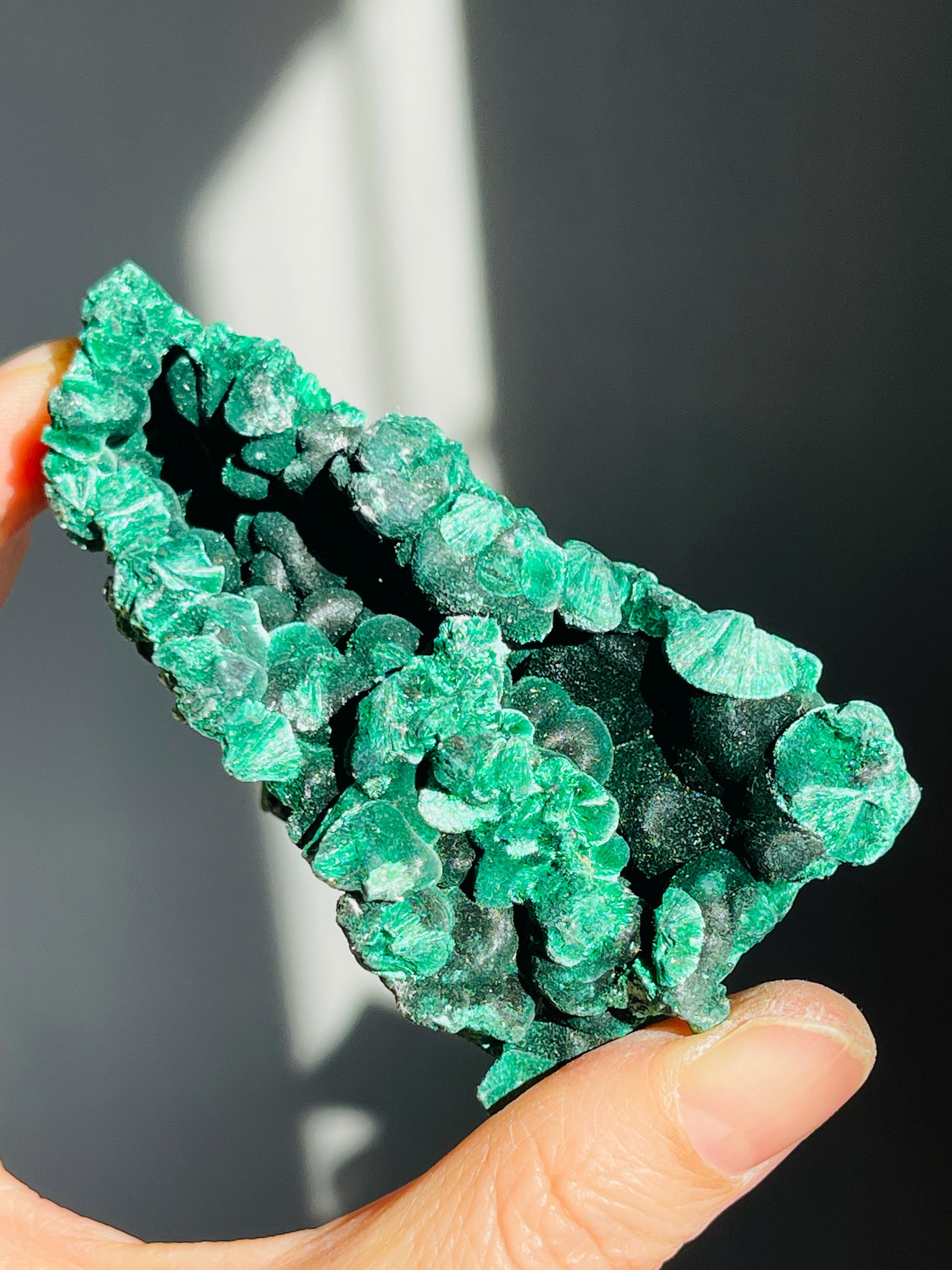 Rare Malachite Specimen,Velvet Malachite, Raw Malachite Crystal, Unique Crystal Gift, Healing Gemstone, Natural Malachite Stone