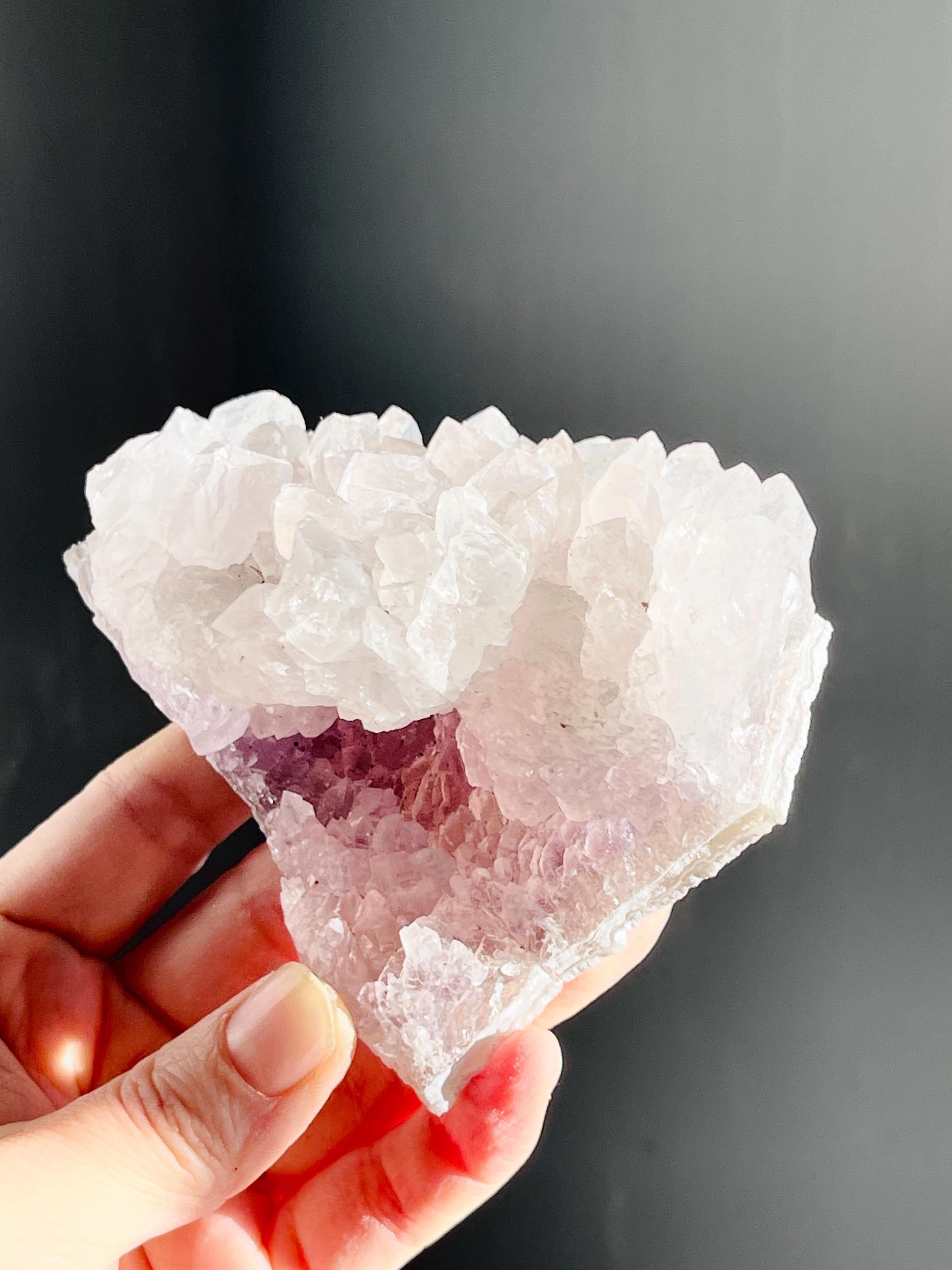 358g Unique Amethyst Flower Mineral Specimen, Amethyst Flower, Special Amethyst Flower Specimen, Amethyst Mineral Specimen,