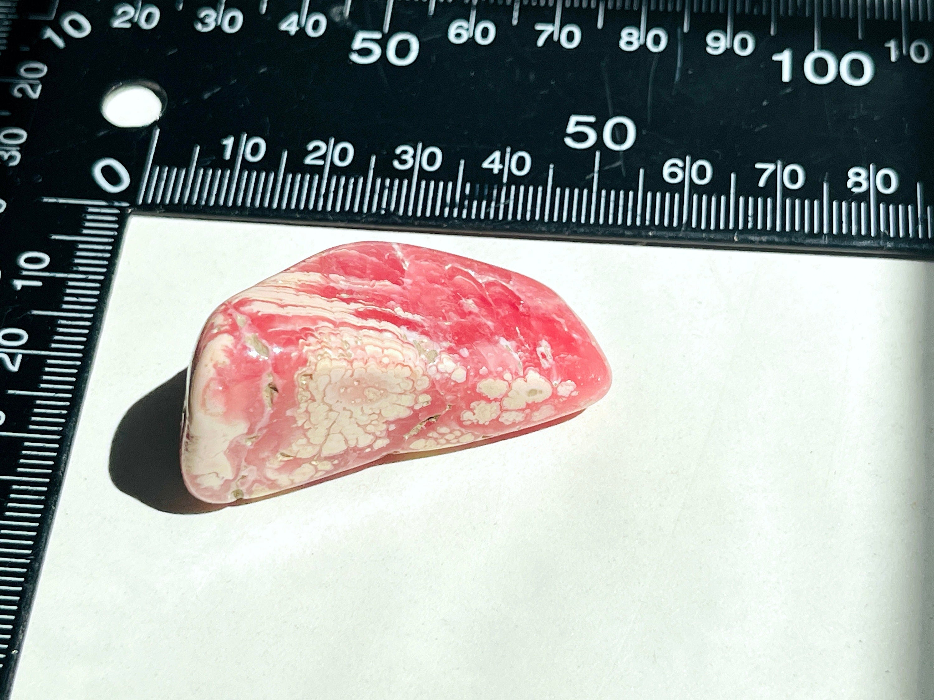 Rhodochrosite Gemy Freeform collector's piece, Argentina Rhodochrosite Specimen, rare crystals, crystal gift