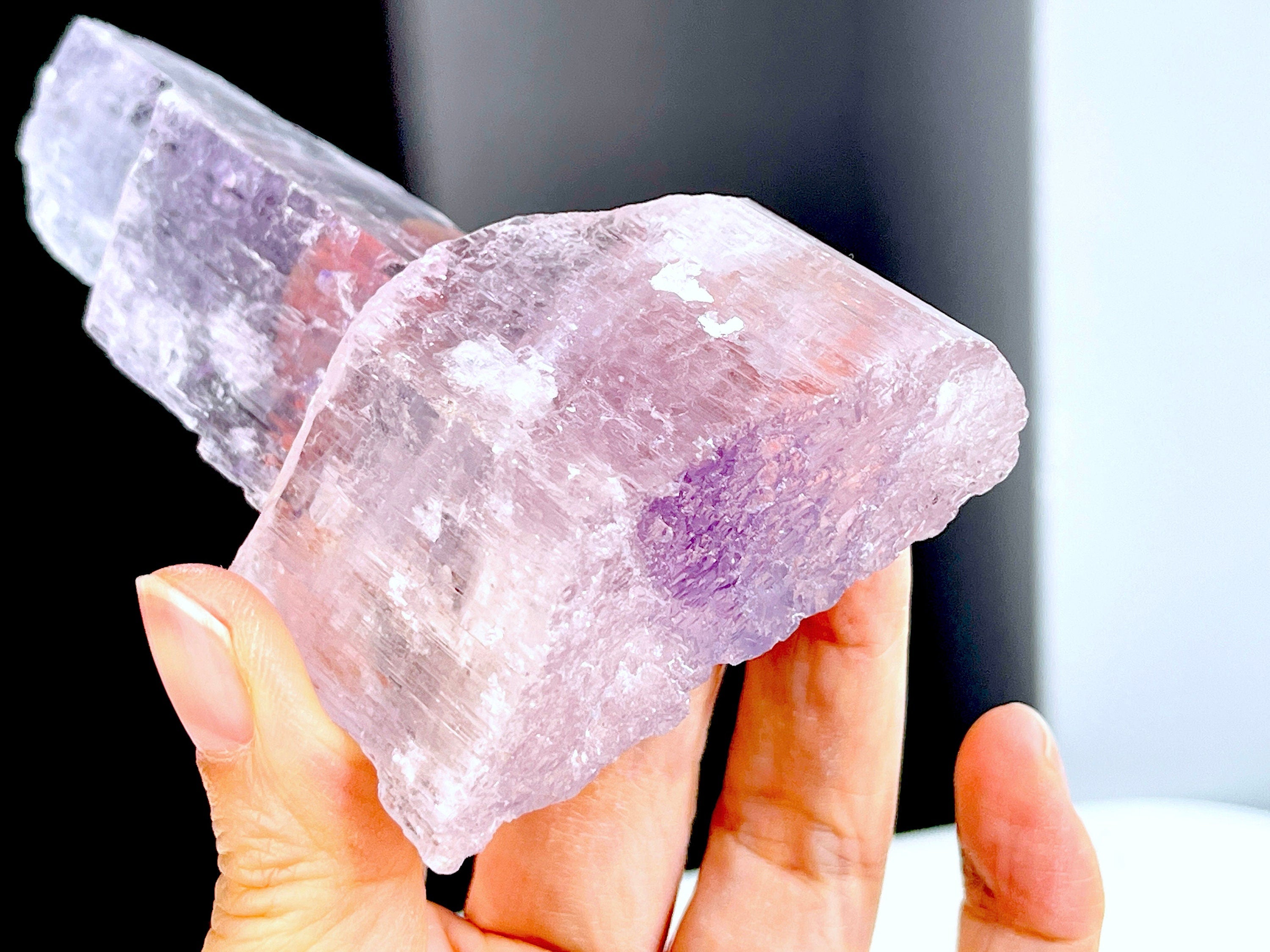 185g Afghanistan Kunzite Mineral Specimen, Kunzite for sale, Kunzite gemstone, Crystal Gift