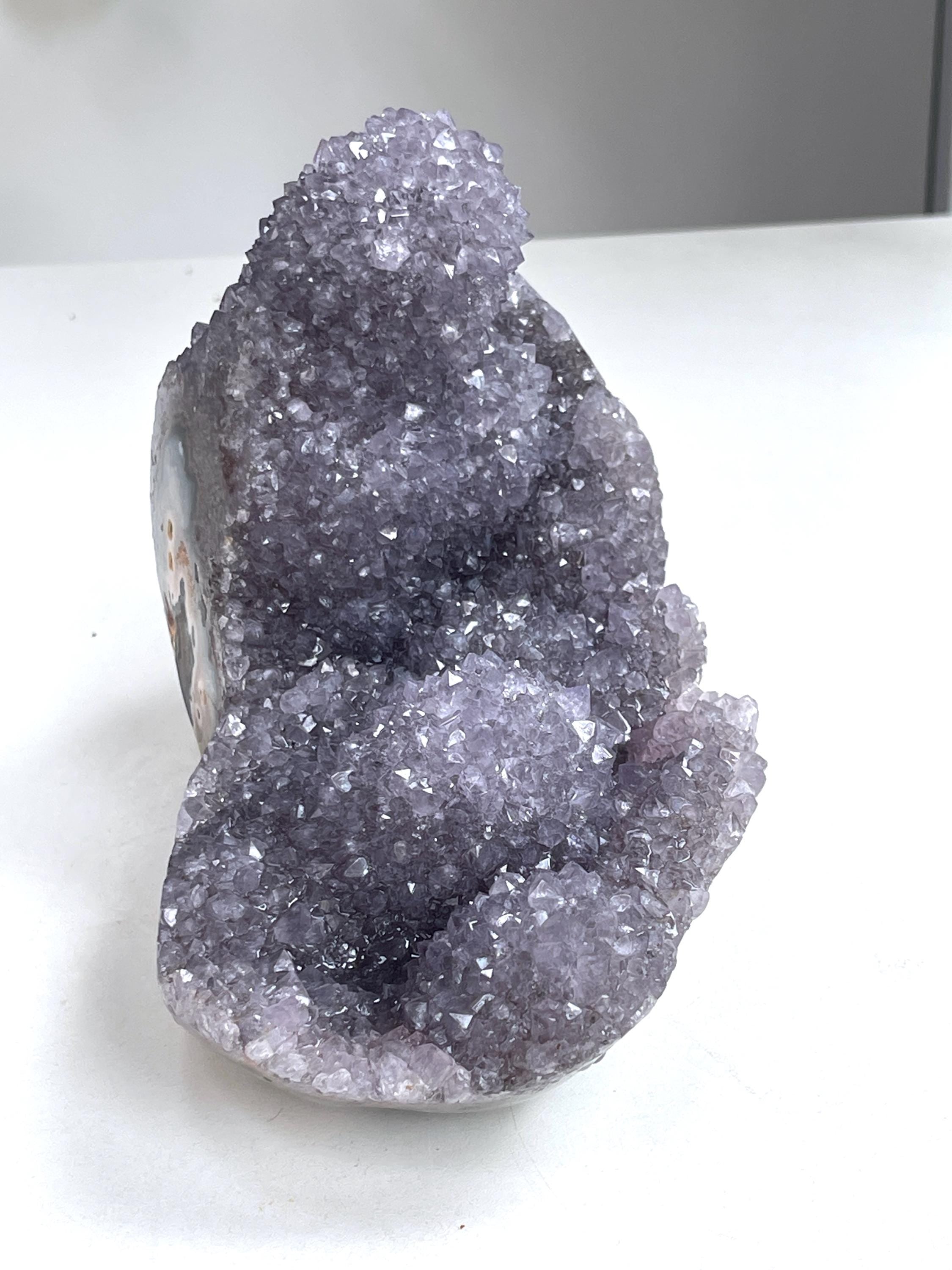Unique Amethyst Crystal, Amethyst Stalactite, Amethyst Display, Amethyst Specimen Amethyst Cluster, Crystal Gift, Unique Gift