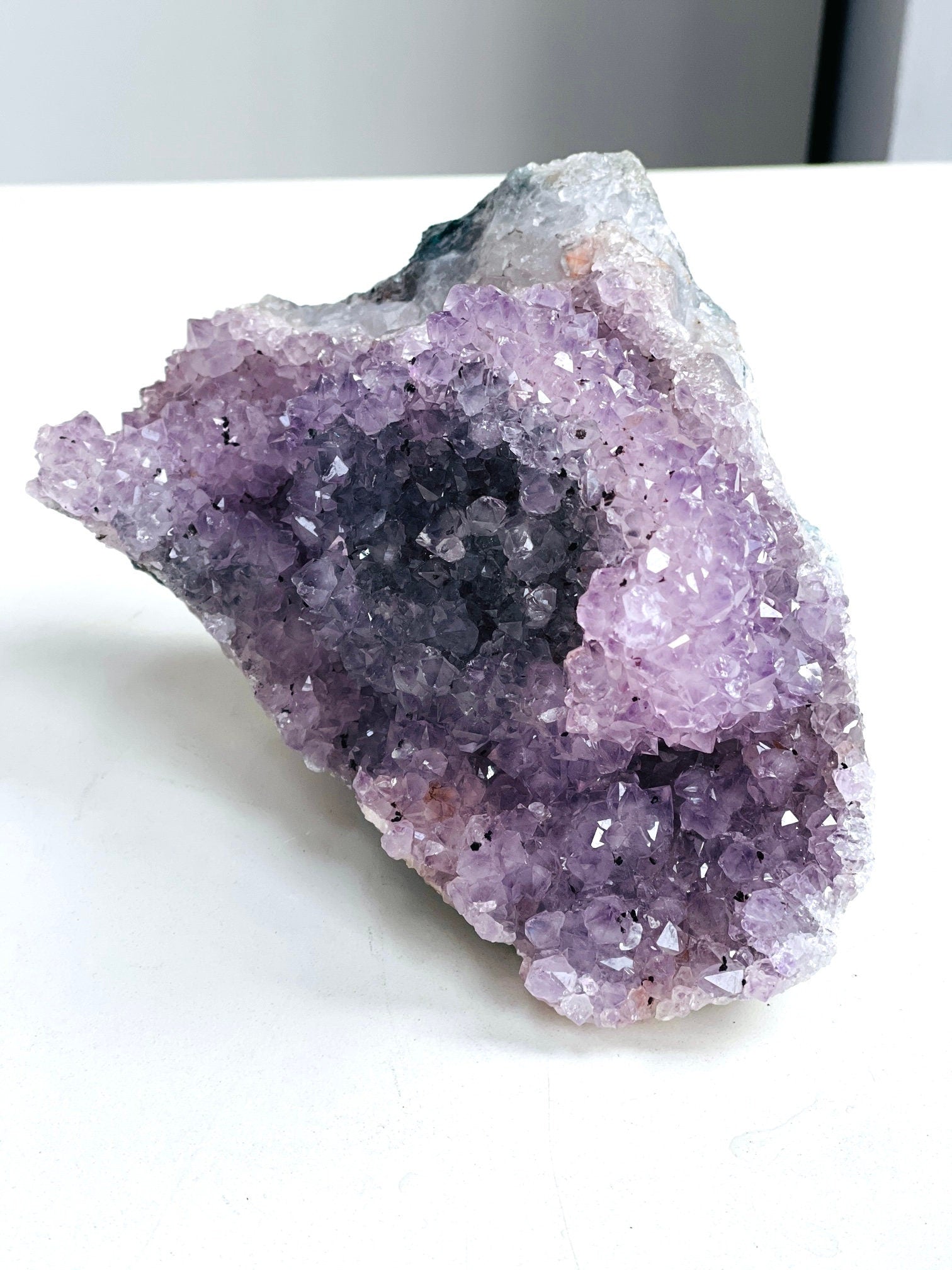 Unique Amethyst Flower Mineral Specimen, 1.6kg Amethyst Flower, Special Amethyst Flower Specimen, Amethyst Mineral Specimen