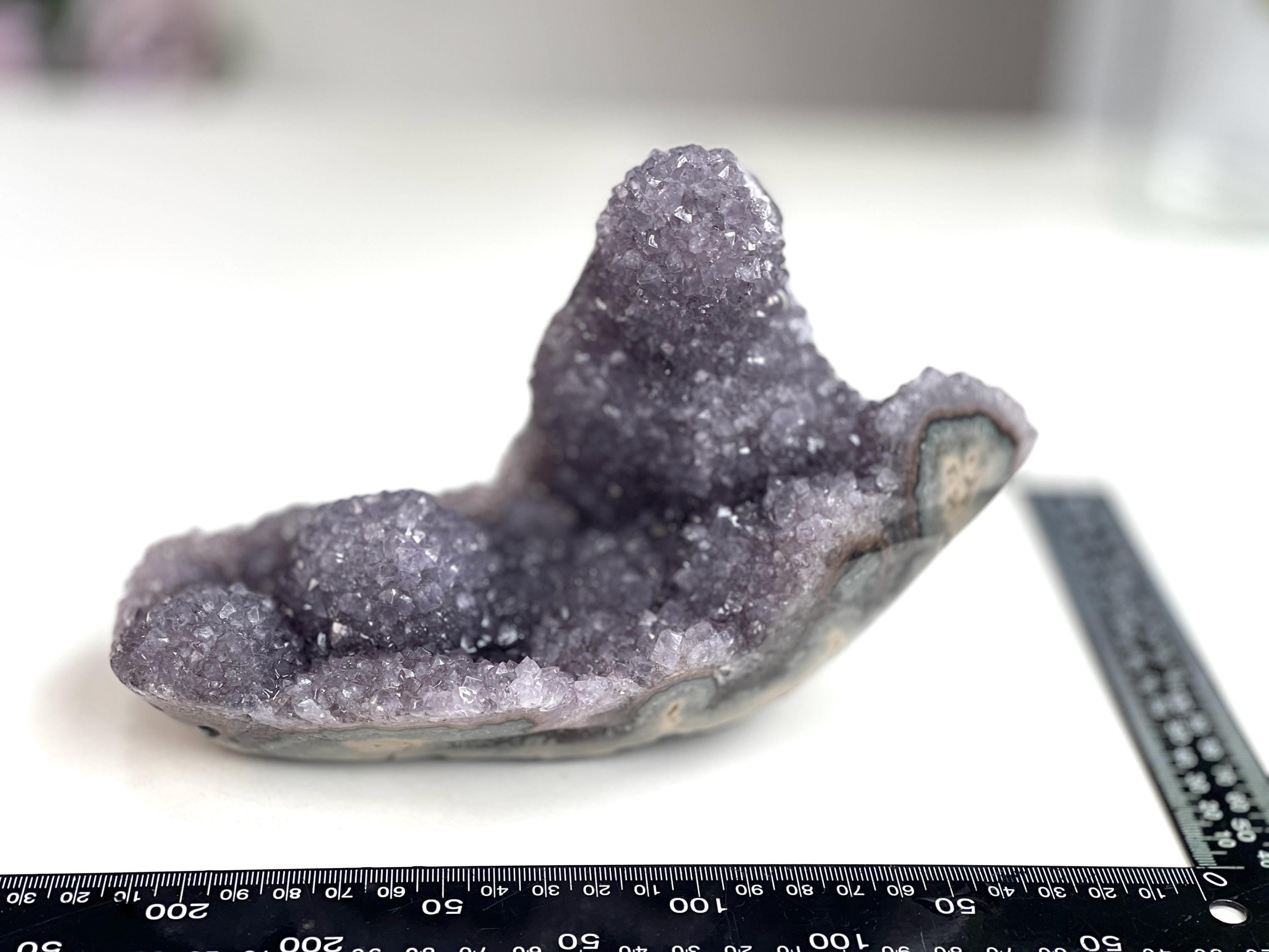 Unique Amethyst Crystal, Amethyst Stalactite, Amethyst Display, Amethyst Specimen Amethyst Cluster, Crystal Gift, Unique Gift