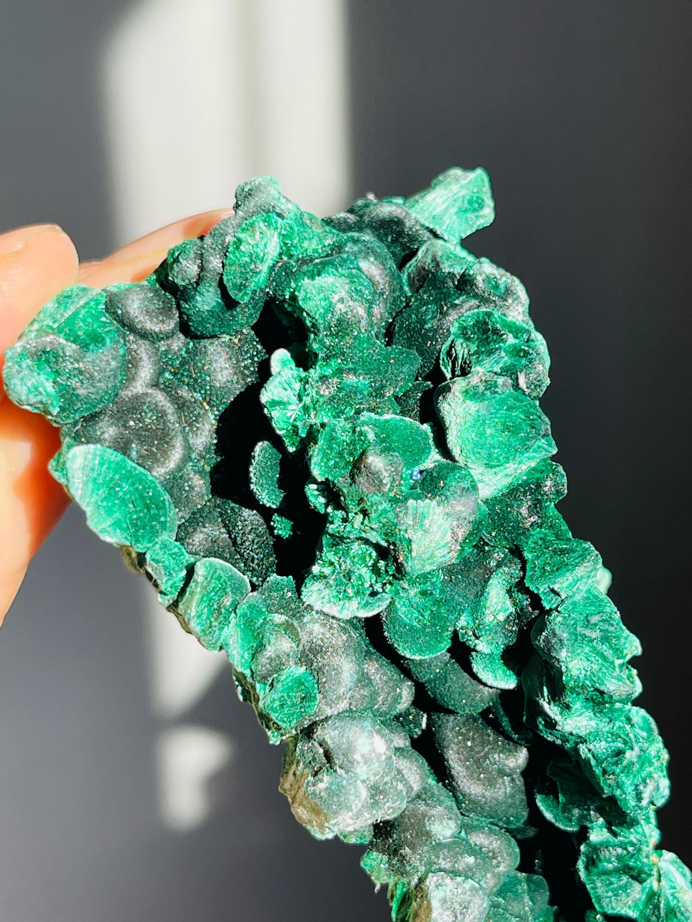 Rare Malachite Specimen,Velvet Malachite, Raw Malachite Crystal, Unique Crystal Gift, Healing Gemstone, Natural Malachite Stone