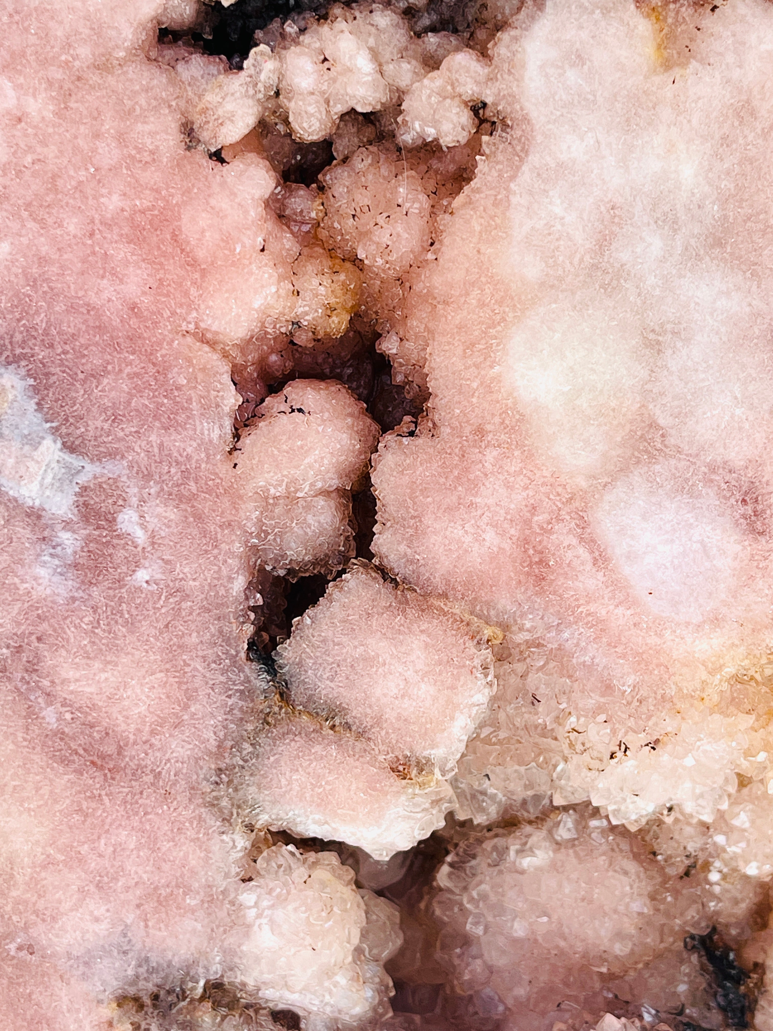 Pink Amethyst Druzy, Pink Crystals