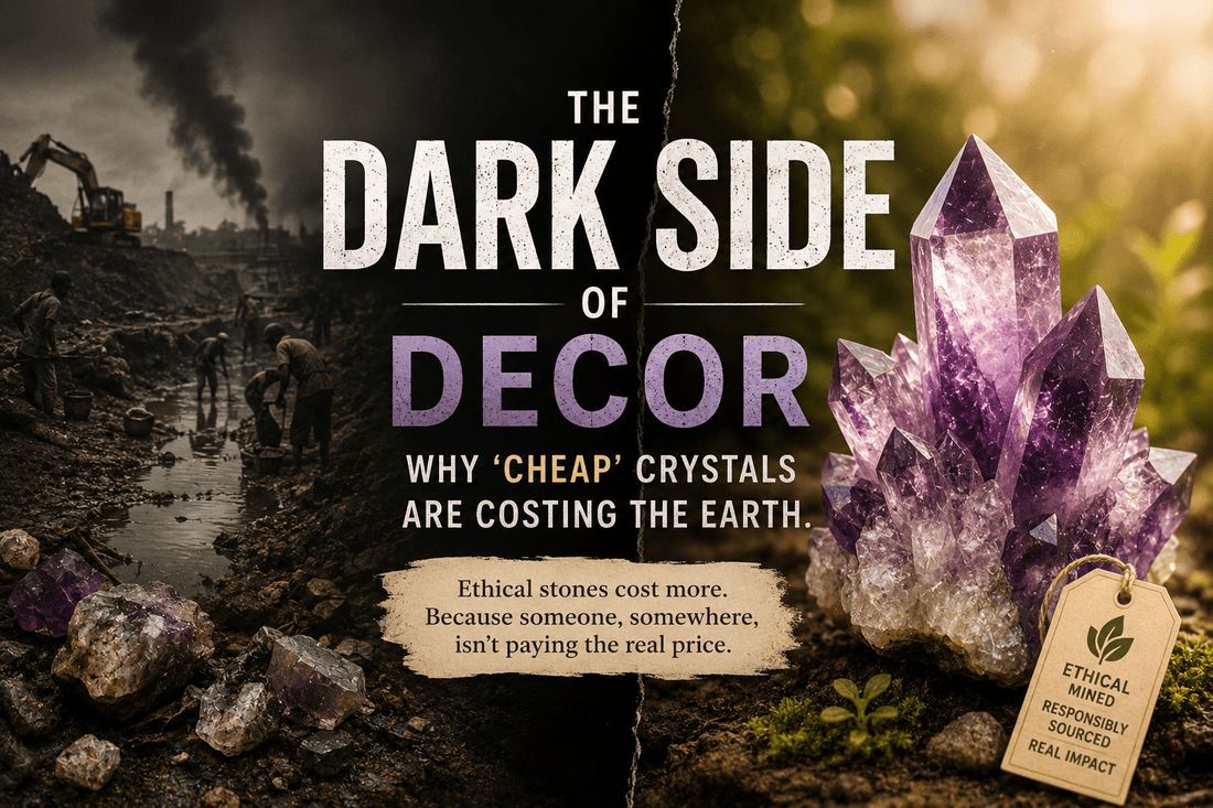 Ethical Crystals vs Cheap Crystals: The Hidden Cost of Fast Decor - Million Years Crystal