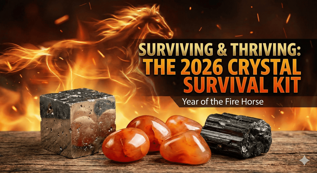 Surviving & Thriving in the Year of the Fire Horse: The 2026 Crystal Survival Kit - Million Years Crystal