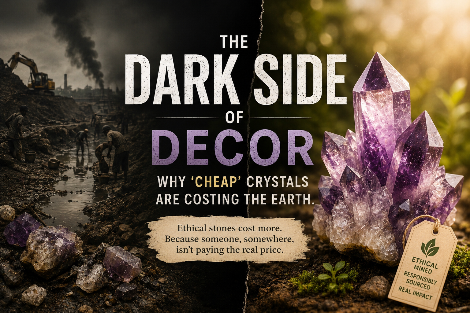 Ethical Crystals vs Cheap Crystals: The Hidden Cost of Fast Decor