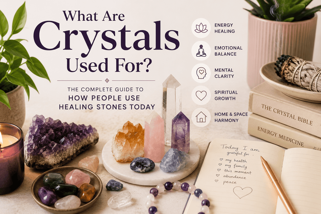 What Are Crystals Used For? The Complete Guide to How People Use Healing Stones Today - Million Years Crystal