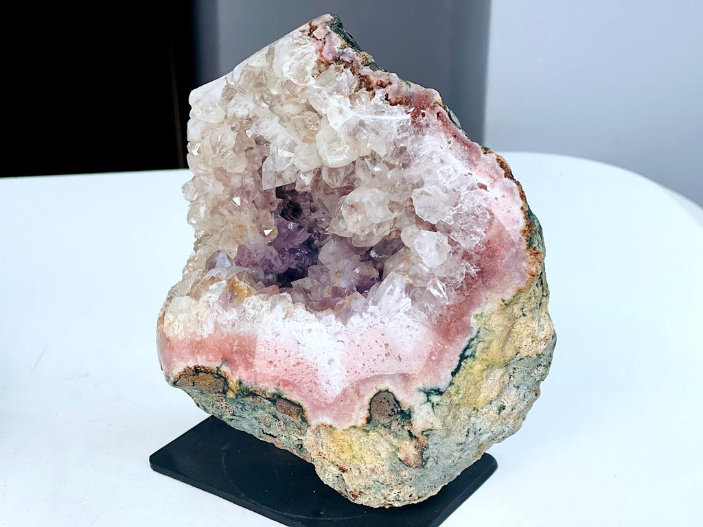 Pink Amethyst Freeform, Super Extra Quality Druzy Pink Amethyst crystal freefrom  , amazing Pink Amethyst Freeform, crystal gift