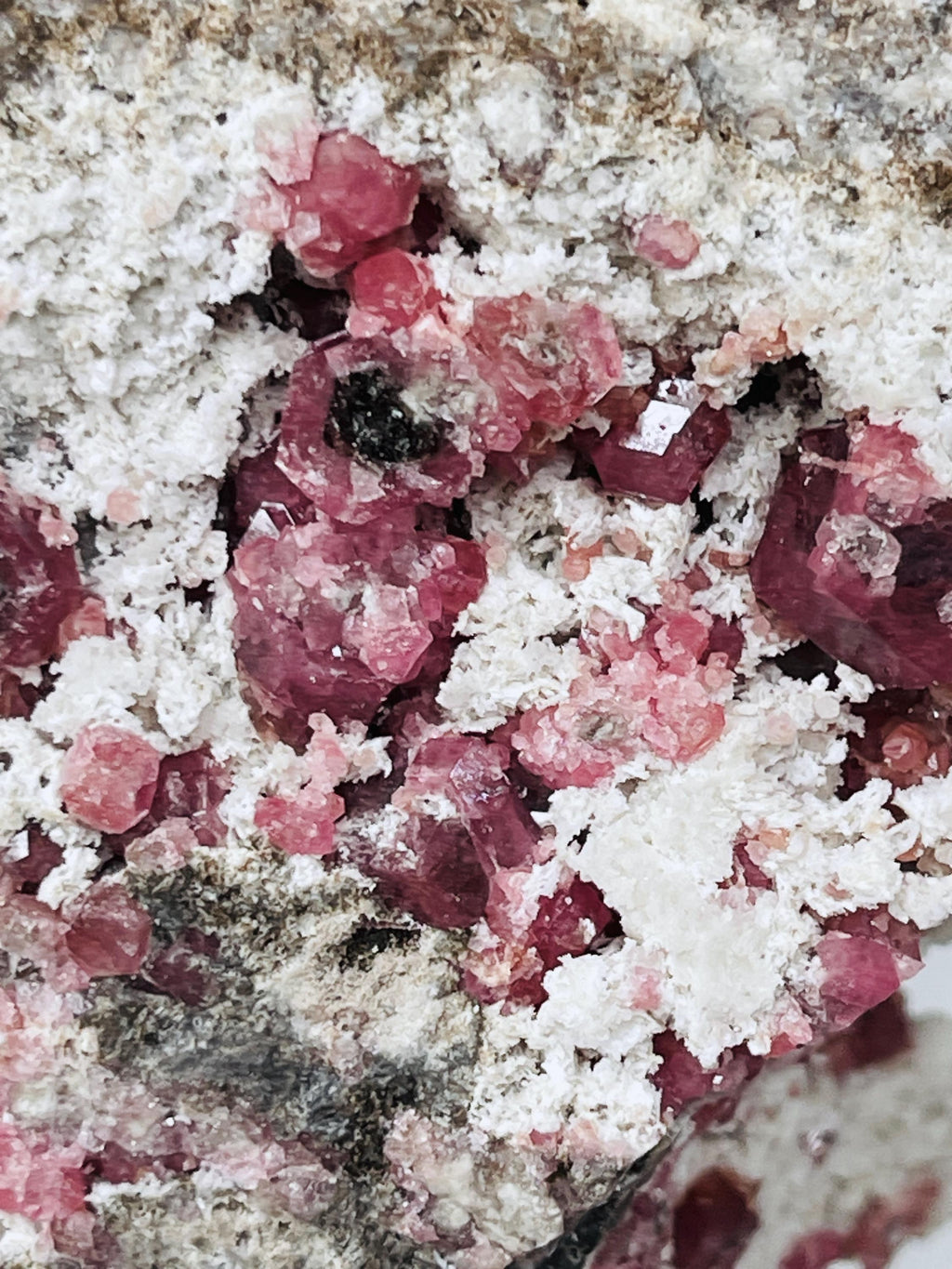 Grossular Garnet, High Grade Rare Raspberry Pink Garnet Mineral Specimen ~ Coahuila, Mexico -2