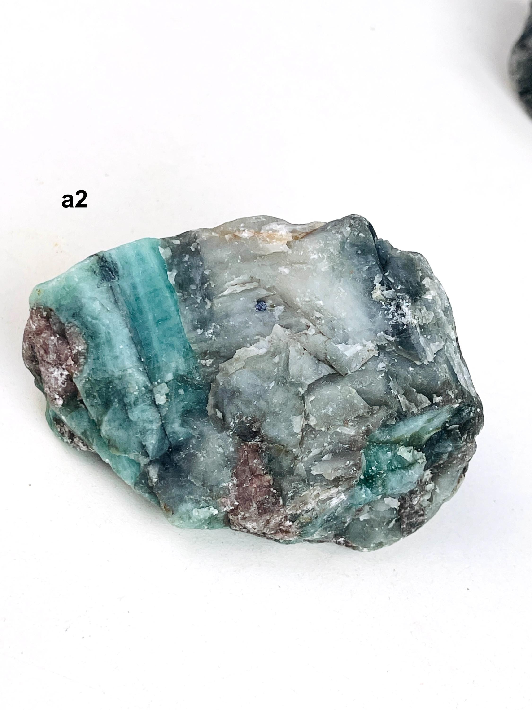 Natural Emerald Specimen in Matrix | Raw Brazilian Emerald | Select Your Piece