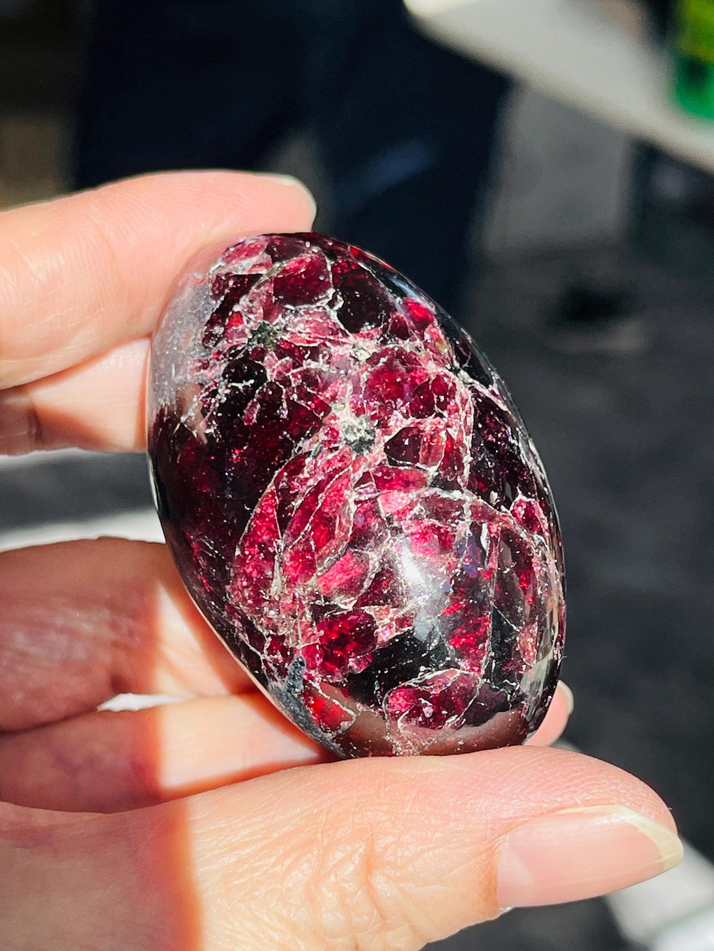 Gemy Garnet Crystal Shiva, Garnet Shiva Lingam, High Quality Garnet Crystal, Crystal Gift, Healing Crystal 3