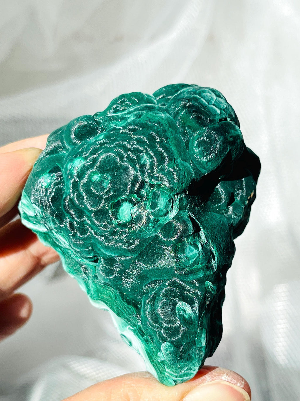 Rare Malachite Specimen, Velvet Cat Eye Malachite, Raw Malachite Crystal, Unique Crystal Gift, Healing Gemstone, Natural Malachite Stone
