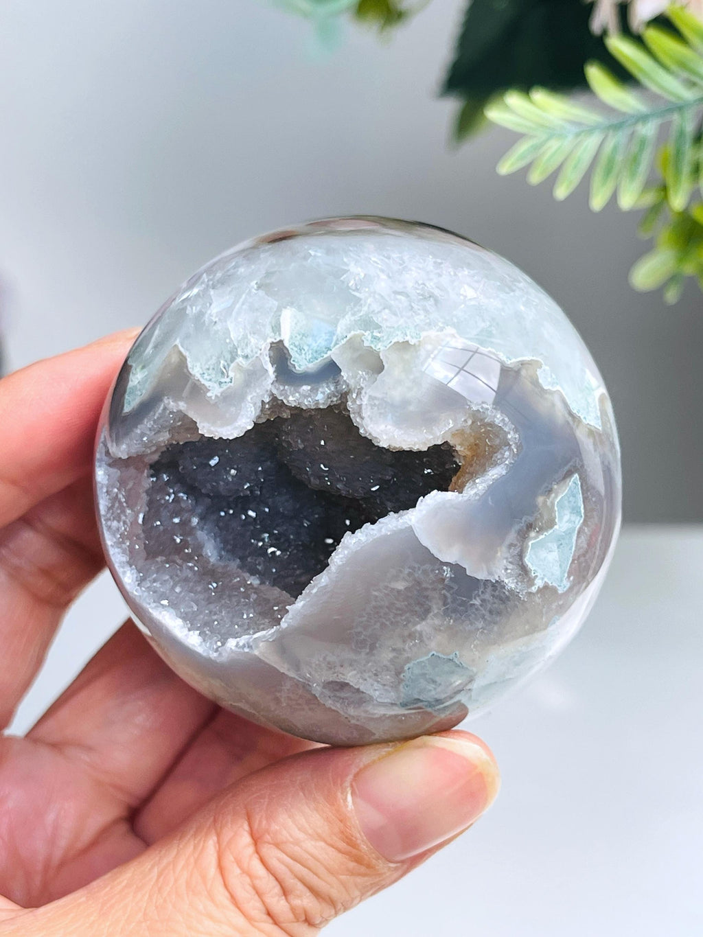 Gorgeous Rainbow Druzy Agate Sphere, Druzy Agate Sphere, unique gift, Crystal gift, Home Decor