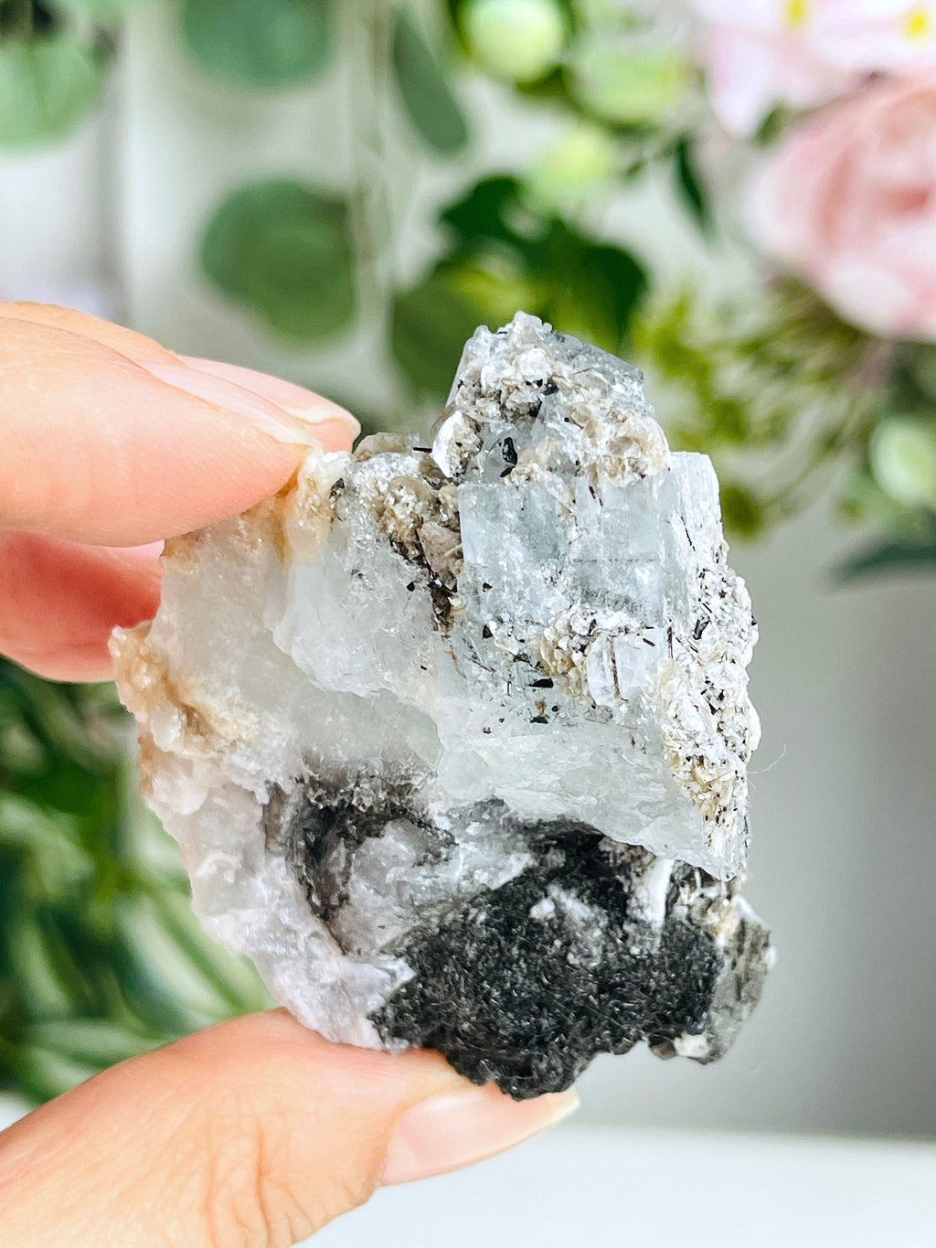 62g Aquamarine Beryl, Blue Aquamarine Specimen, Natural Aquamarine, Fossil and Rocks, Aquamarine Crystal, Crystal Gift