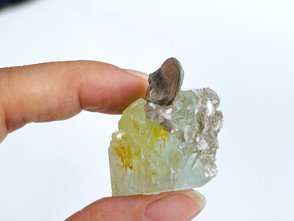 40g Aquamarine Beryl,Aquamarine Specimen, Natural Aquamarine, Fossil and Rocks, Aquamarine Crystal, Crystal Gift
