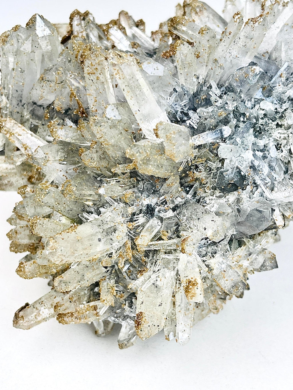 1045g Unique Quartz with Rhodochrosite from Djurkovo mine, Laki, Bulgaria, Mineral Specimen, Unique Gift - Million Years Crystal