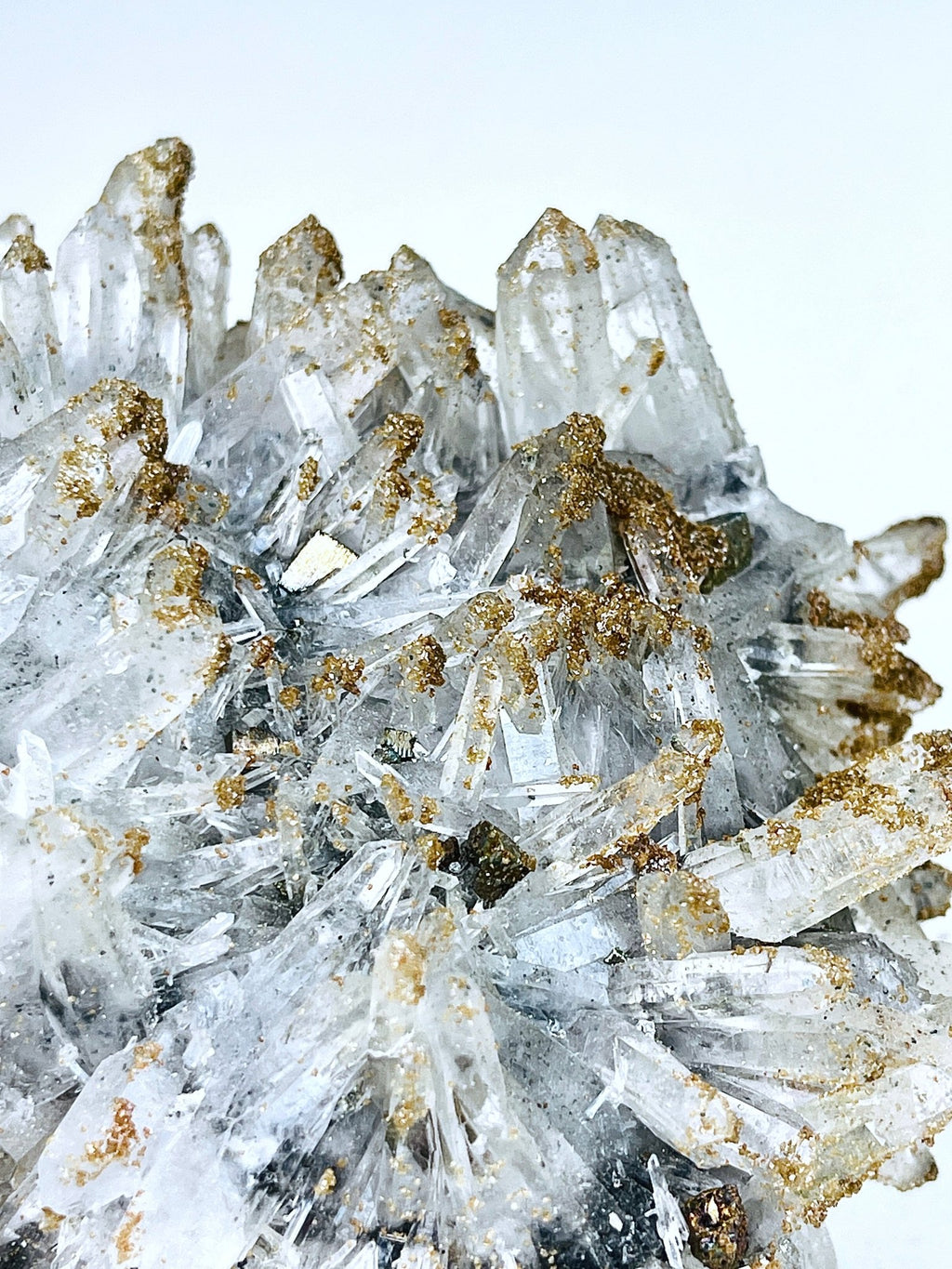 1045g Unique Quartz with Rhodochrosite from Djurkovo mine, Laki, Bulgaria, Mineral Specimen, Unique Gift - Million Years Crystal