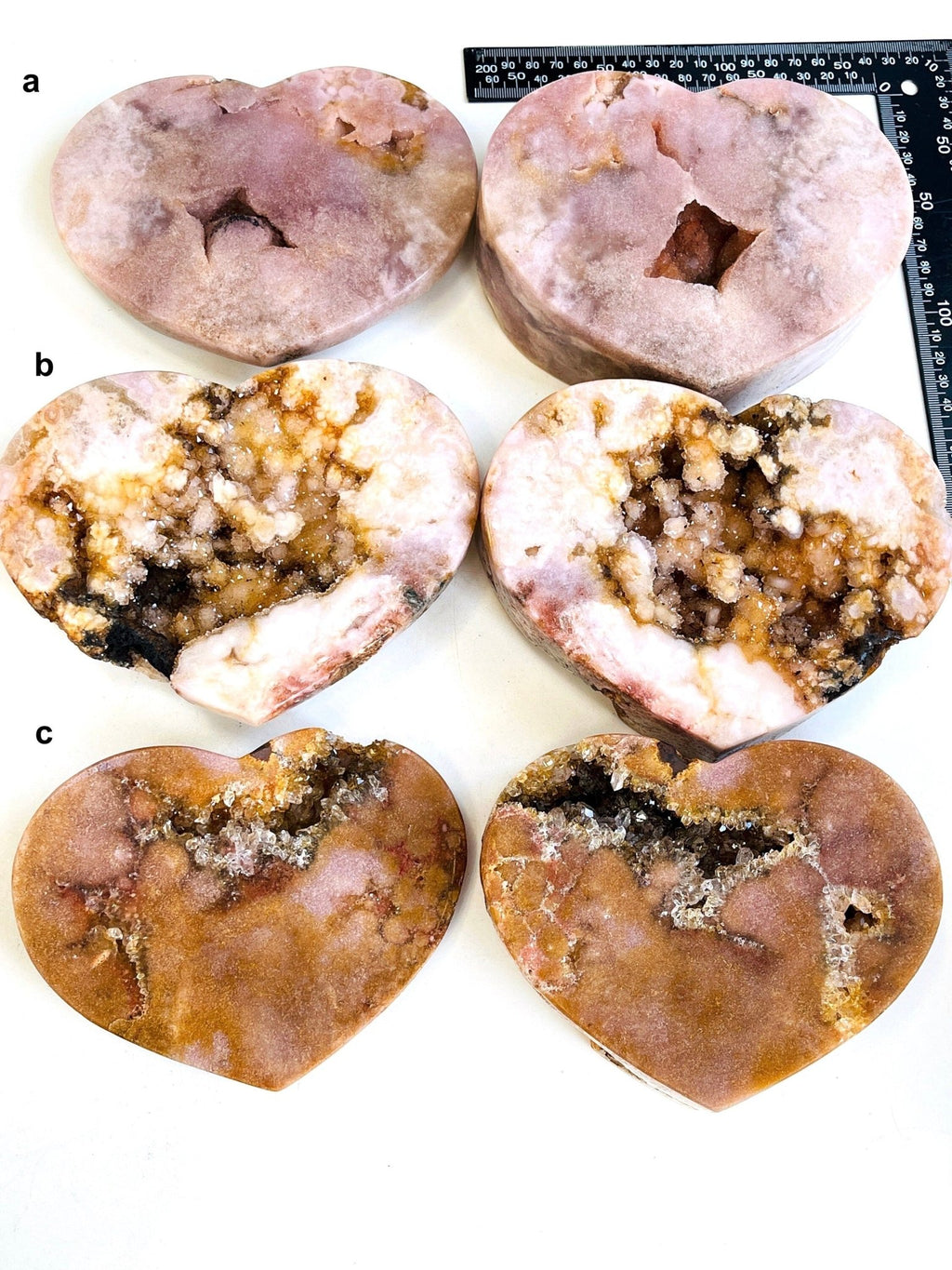 2-3kg Paired Pink Amethyst Heart - Million Years Crystal