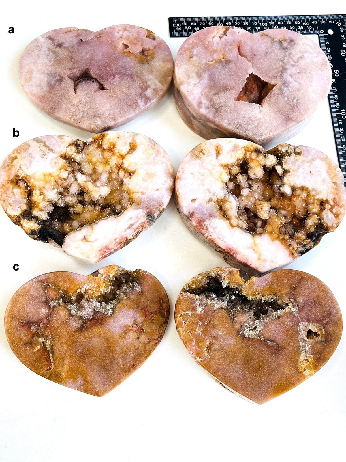 2-3kg Paired Pink Amethyst Heart - Million Years Crystal