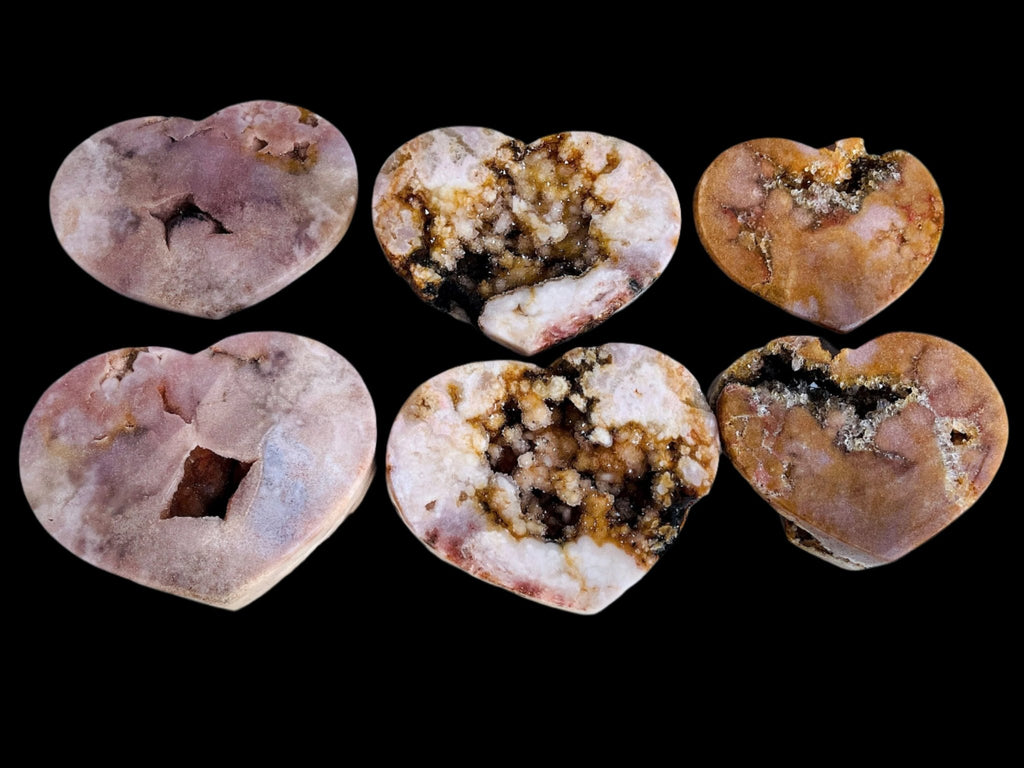 2-3kg Paired Pink Amethyst Heart - Million Years Crystal