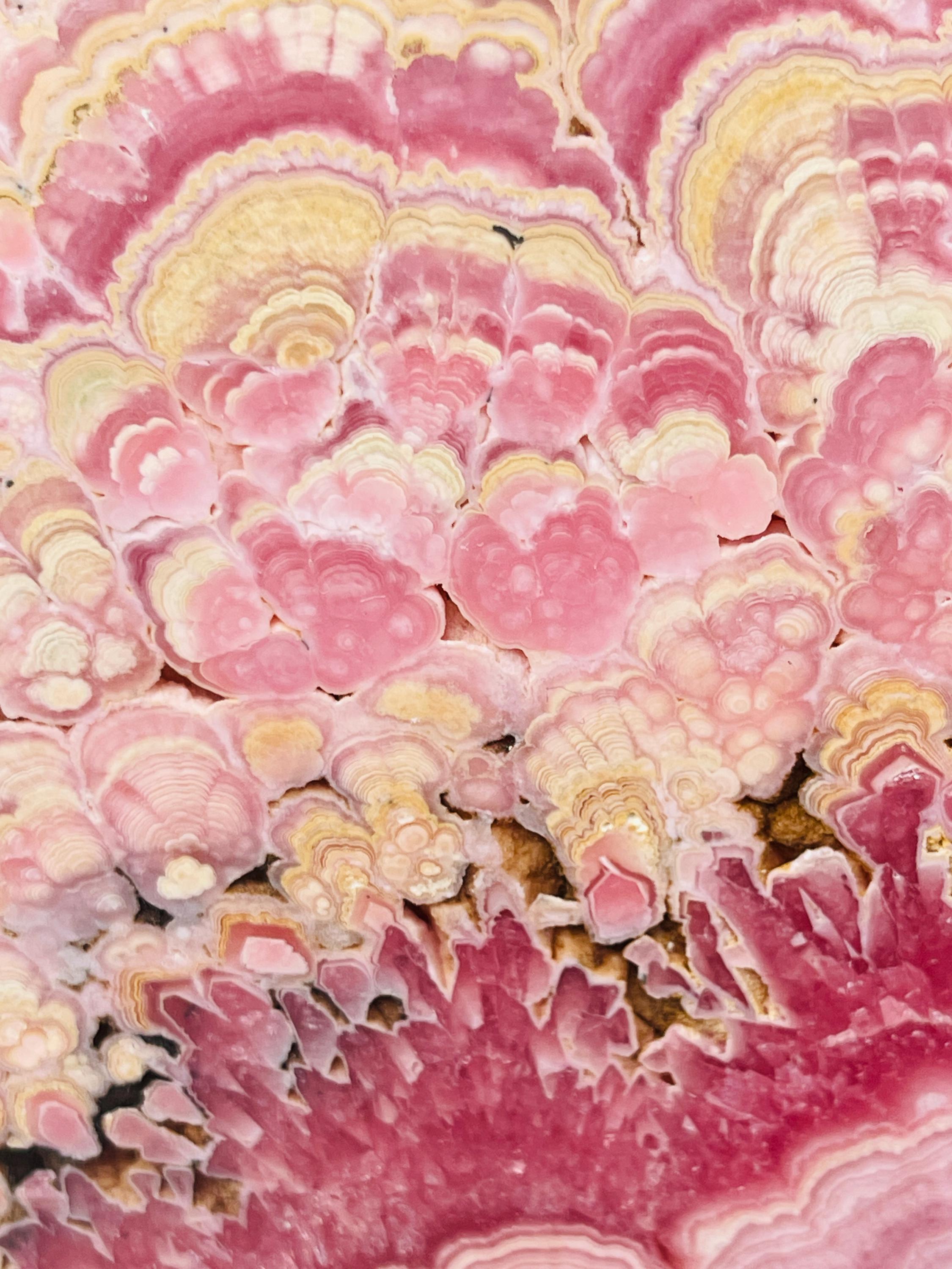 Rhodochrosite Slab Unique Collection piece, Natural Rhodochrosite Slab,