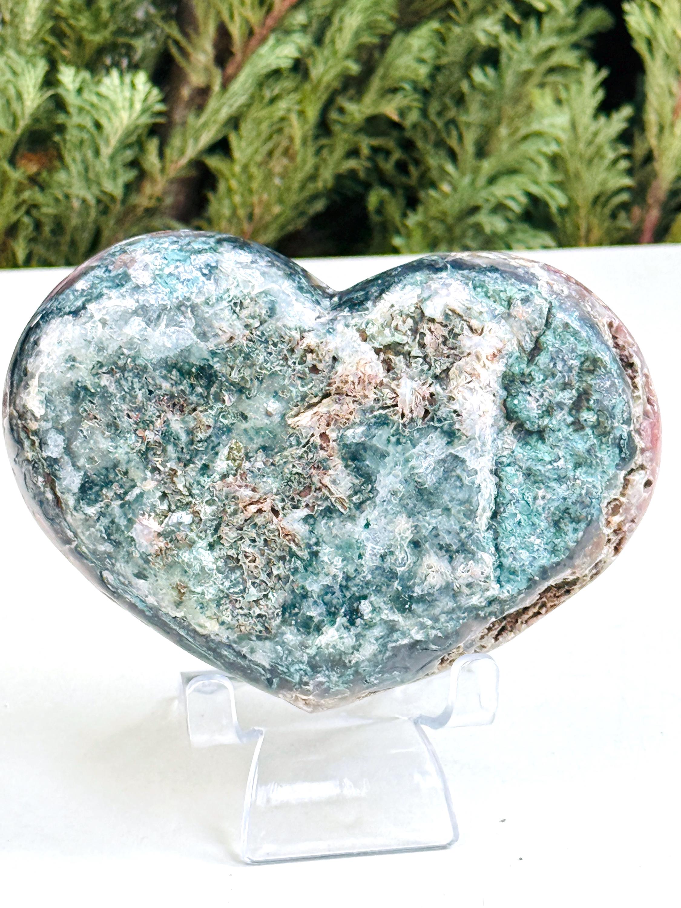 Pink Amethyst, Super Druzy Pink Amethyst Heart, Pink Amethyst Crystal Heart, Crystal Heart, Crystal Gift, Healing Crystal