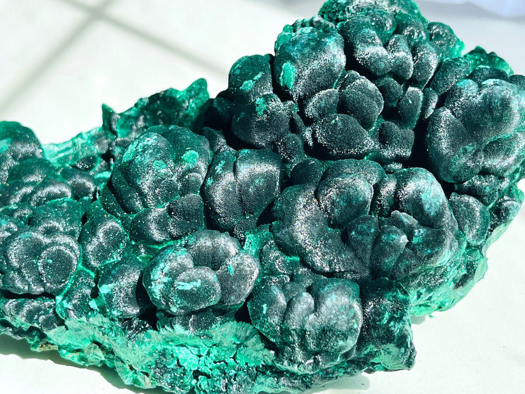 Malachite Specimen, 1062g Botryoidal Malachite, Unique Velvet Cat eye Malachite, Rare Malachite Specimen, Raw Malachite Specimen