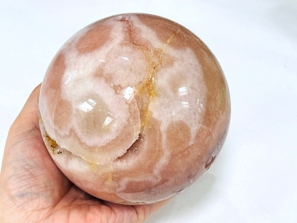Pink Amethyst Druzy Sphere — Brazil | 1626g | 106mm