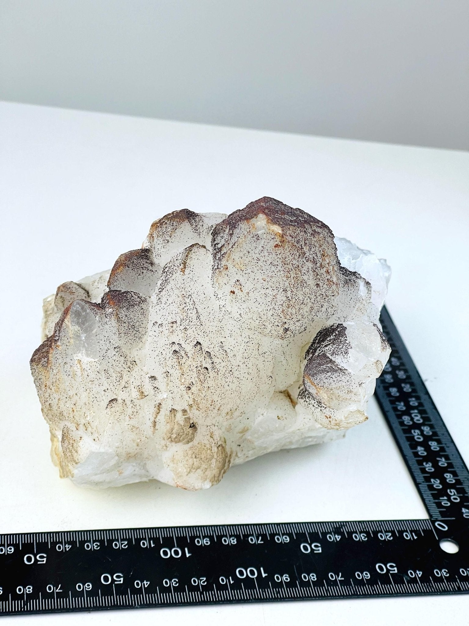 2.8kg Unique Quartz with Rhodochrosite from Djurkovo mine, Laki, Bulgaria, Mineral Specimen, Unique Gift - Million Years Crystal