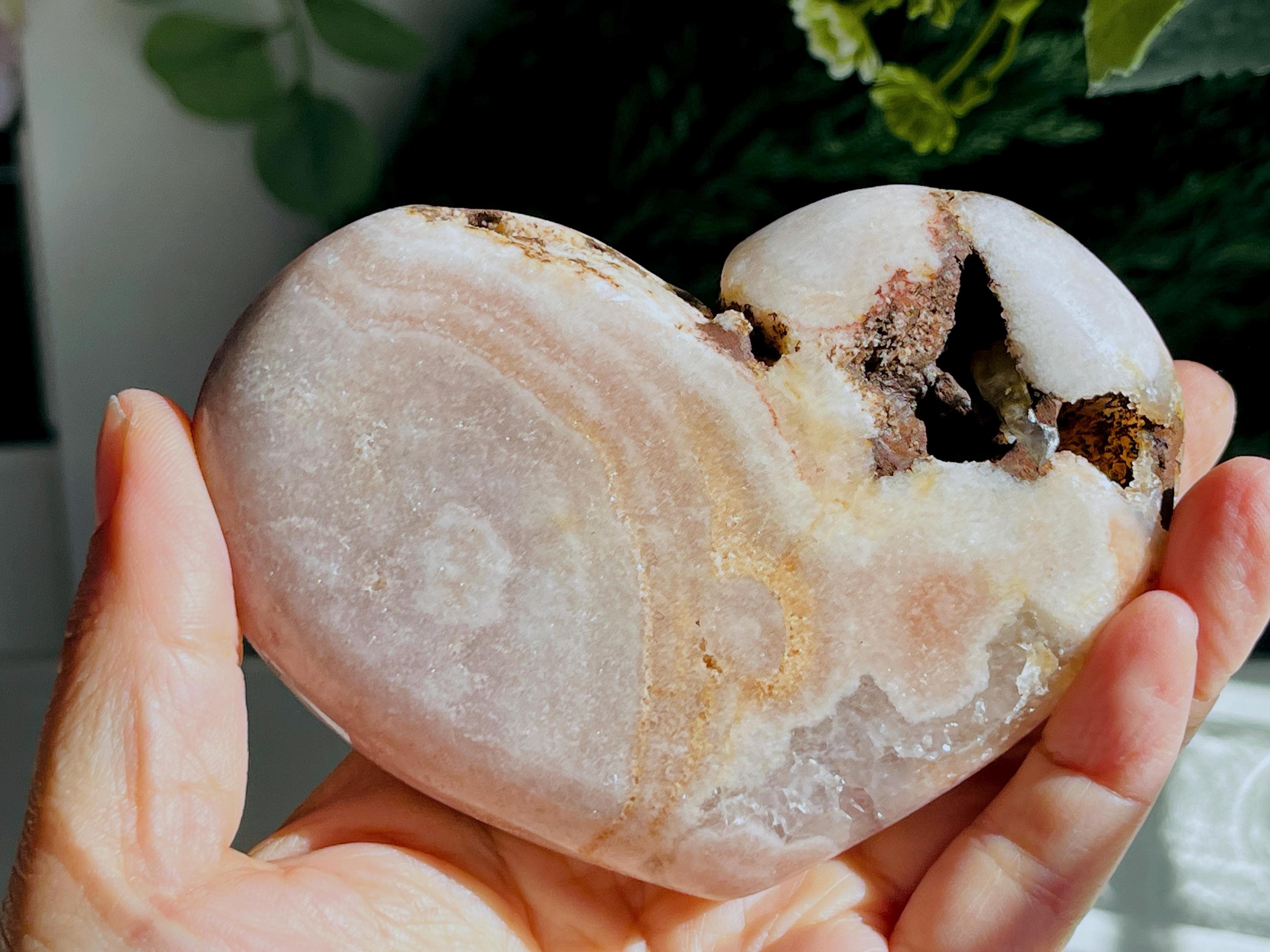 Gorgeous Pink Amethyst Heart, Lilac Pink Amethyst, Crystal Heart, Crystal Gift, Healing Crystal