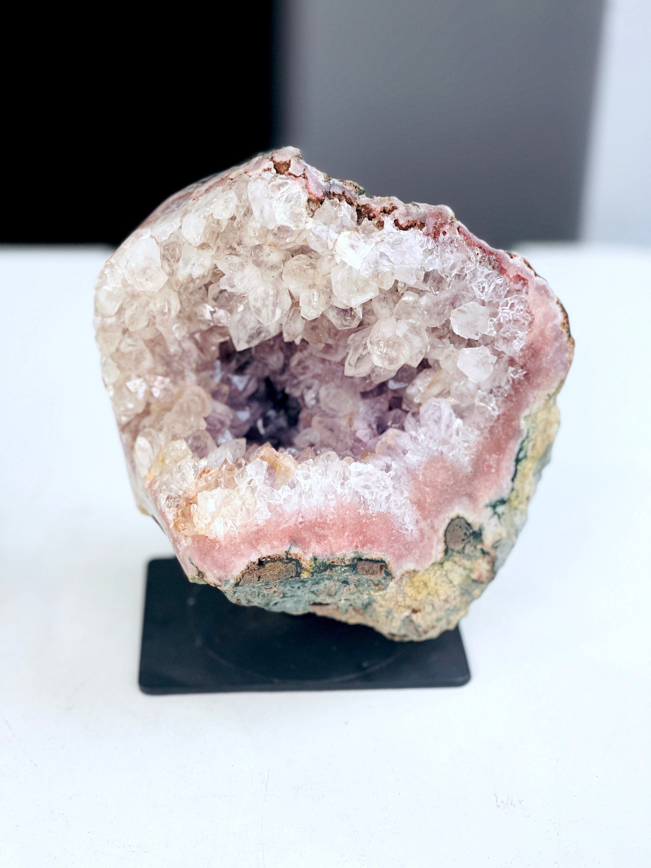 Pink Amethyst Freeform, Super Extra Quality Druzy Pink Amethyst crystal freefrom  , amazing Pink Amethyst Freeform, crystal gift