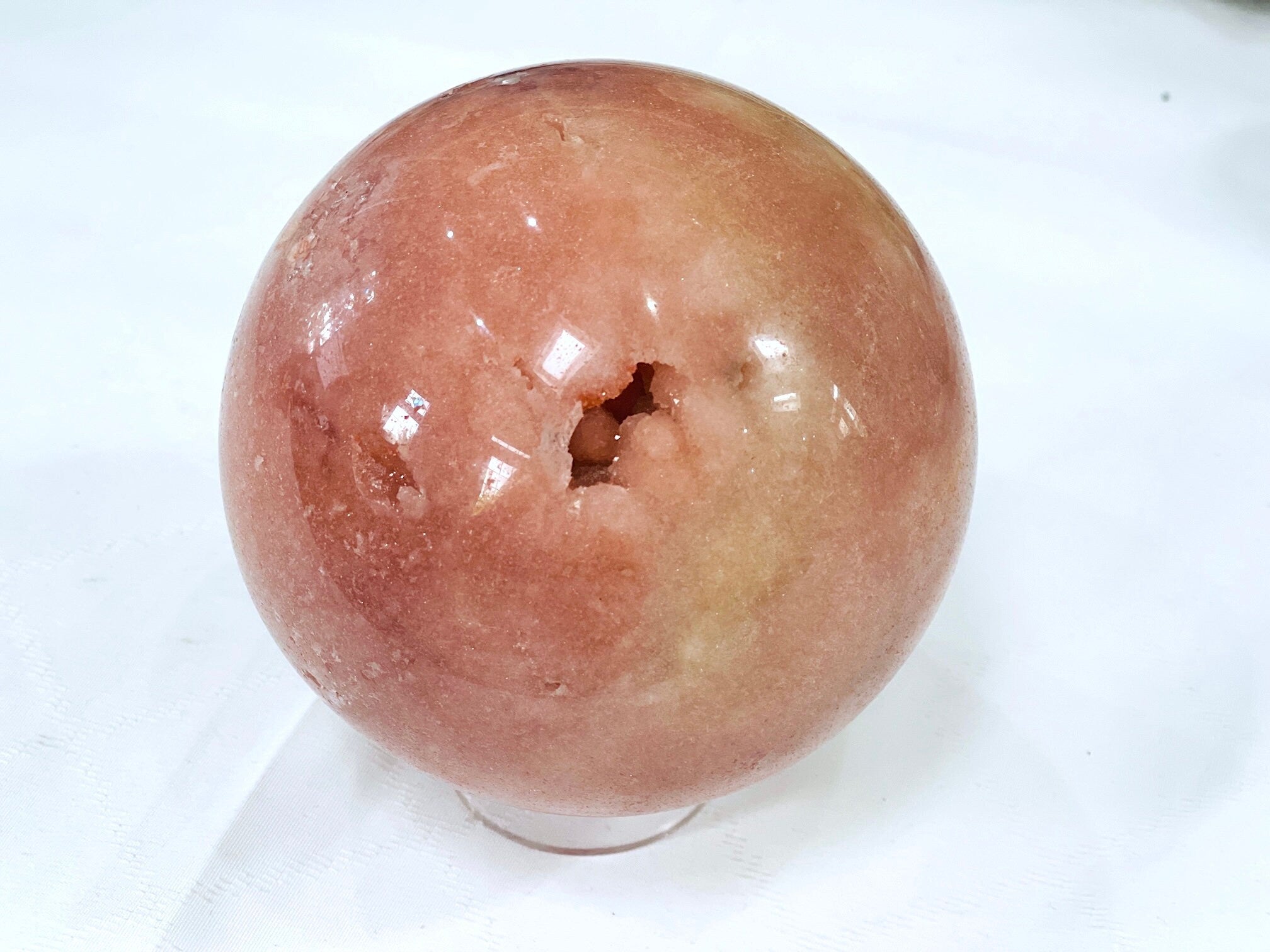 Pink Amethyst Druzy Sphere — Brazil | 1626g | 106mm