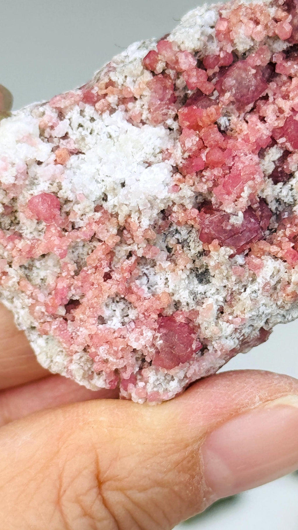 New Find !! Grossular Garnet, Rare Raspberry Pink Garnet Mineral Specimen ~ Coahuila, Mexico -5