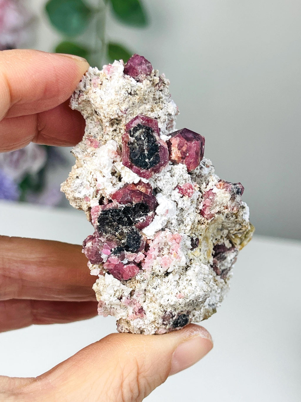 New Find !! Grossular Garnet, Rare Raspberry Pink Garnet Mineral Specimen ~ Coahuila, Mexico - 8