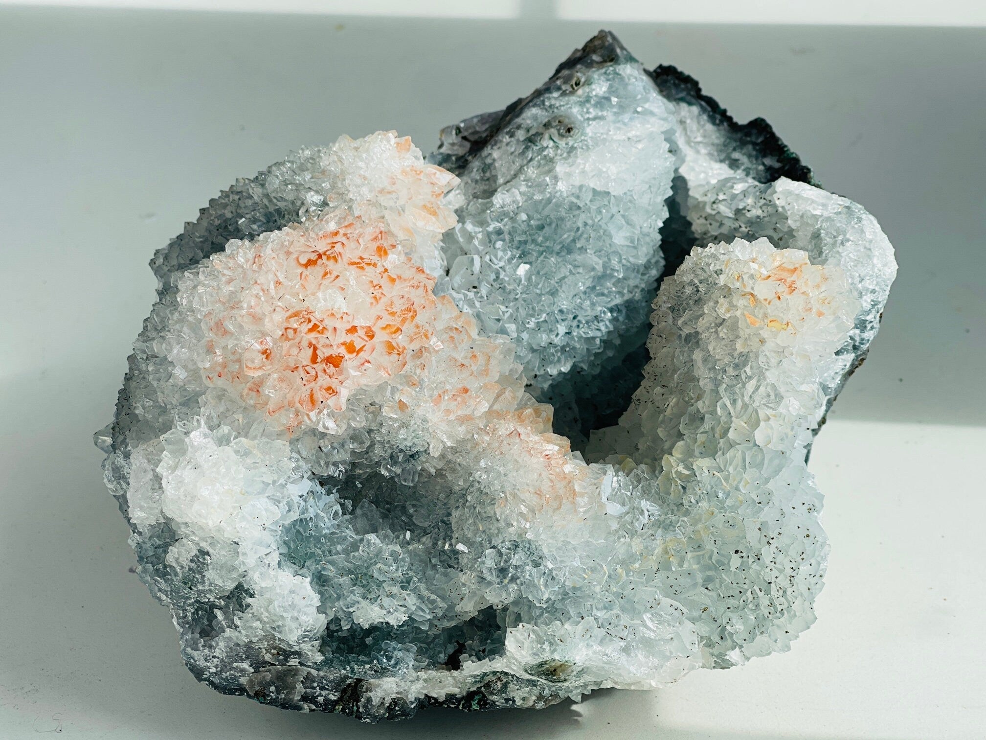 3kg Unique Amethyst Flower Stalactite Gode Mineral Specimen,Amethyst Flower Combo Specimen, Amethyst Mineral Specimen, - Million Years Crystal