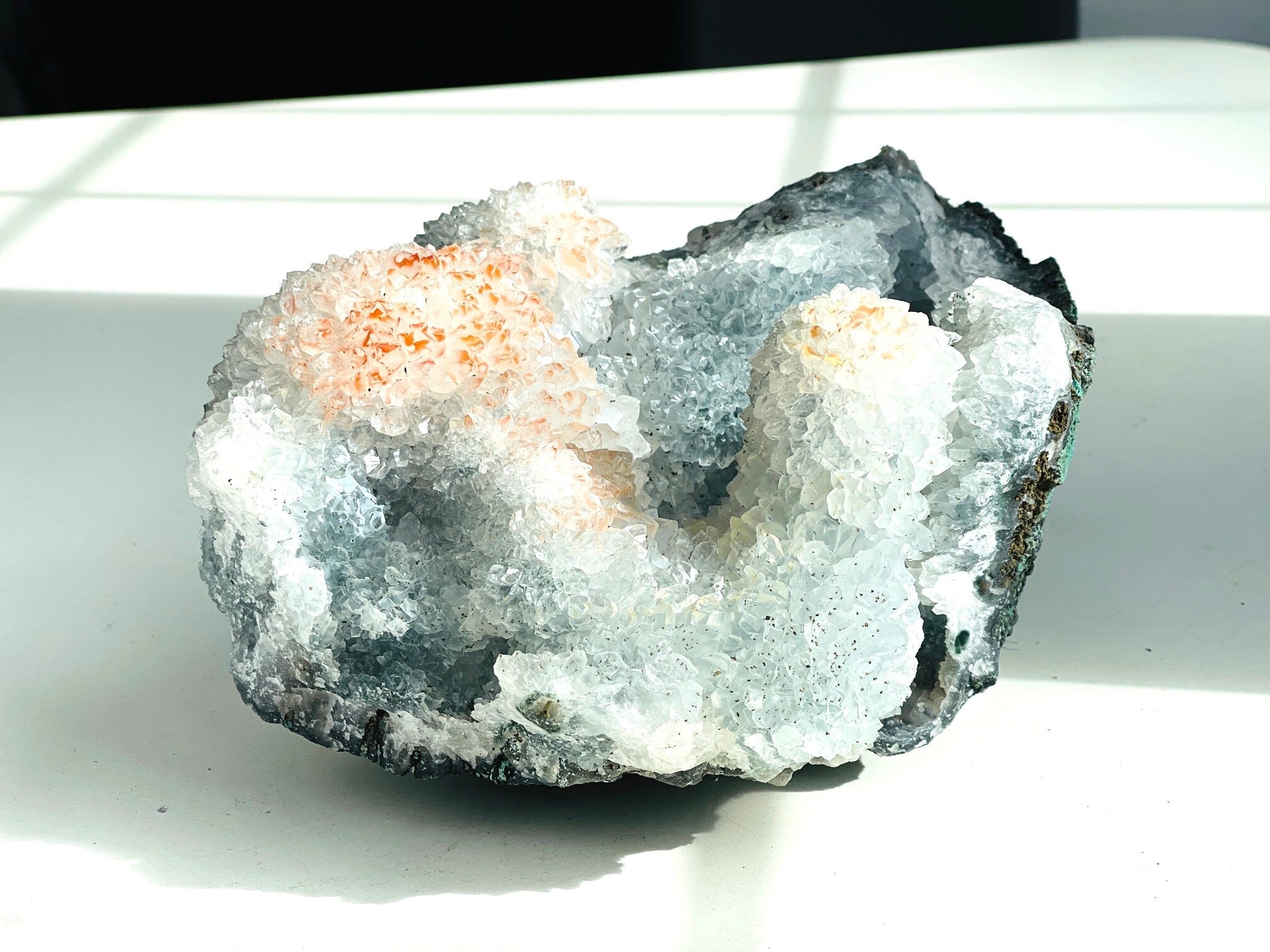 3kg Unique Amethyst Flower Stalactite Gode Mineral Specimen,Amethyst Flower Combo Specimen, Amethyst Mineral Specimen, - Million Years Crystal