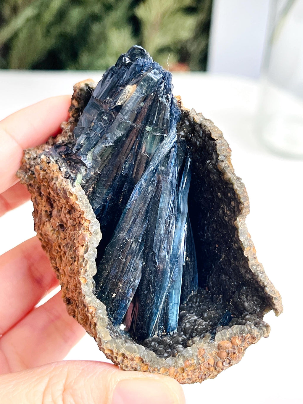 Rare Vivianite, High-Grade Natural Vivianite from Amazona, Brazil, Rare Crystal, Raw Vivianite Crystal, Crystal Cluster, Crystal Gift