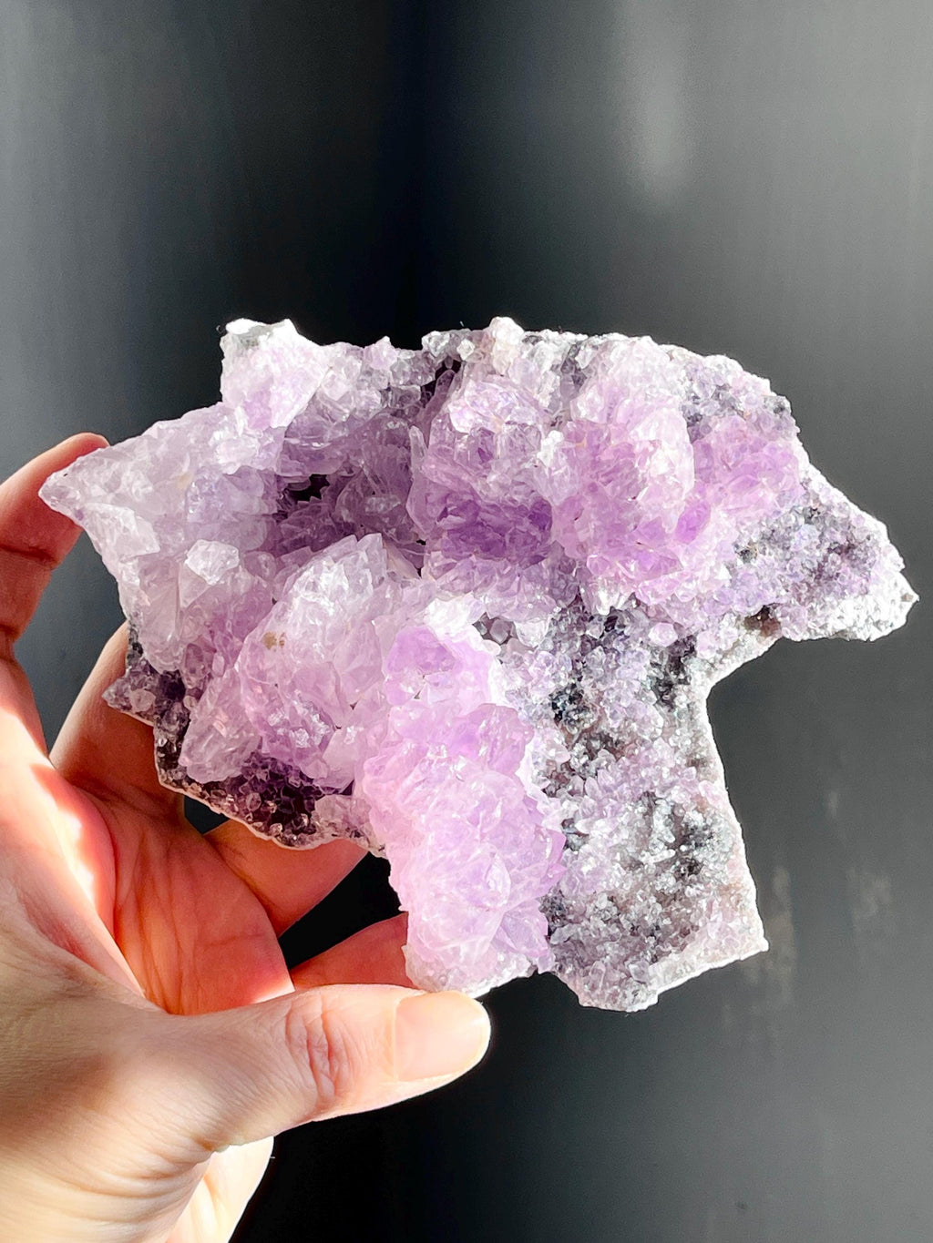 Unique Amethyst Flower, Amethyst Flower, Rare Amethyst Flower Cluster - Mineral Specimen - Rare Amethyst Flower Specimen