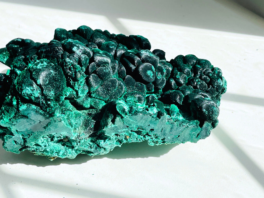 Malachite Specimen, 1062g Botryoidal Malachite, Unique Velvet Cat eye Malachite, Rare Malachite Specimen, Raw Malachite Specimen
