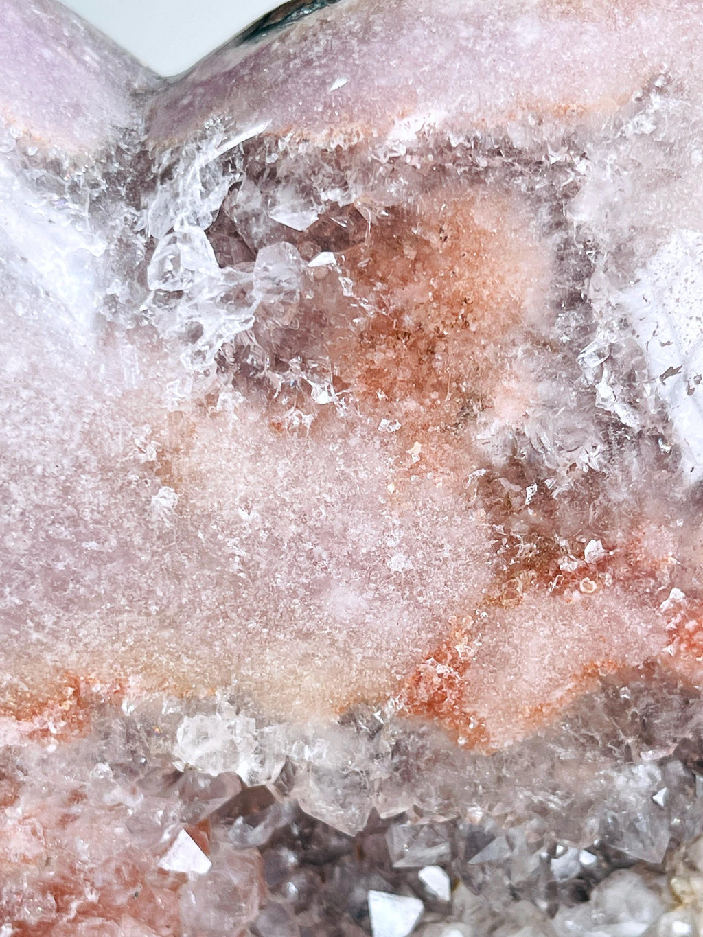 Pink Amethyst Heart, 3.5kg Statement Pink Amethyst Druzy Heart on Metal Stand, Pink Amethyst Crystal Heart, Crystal Heart, Crystal Gift,