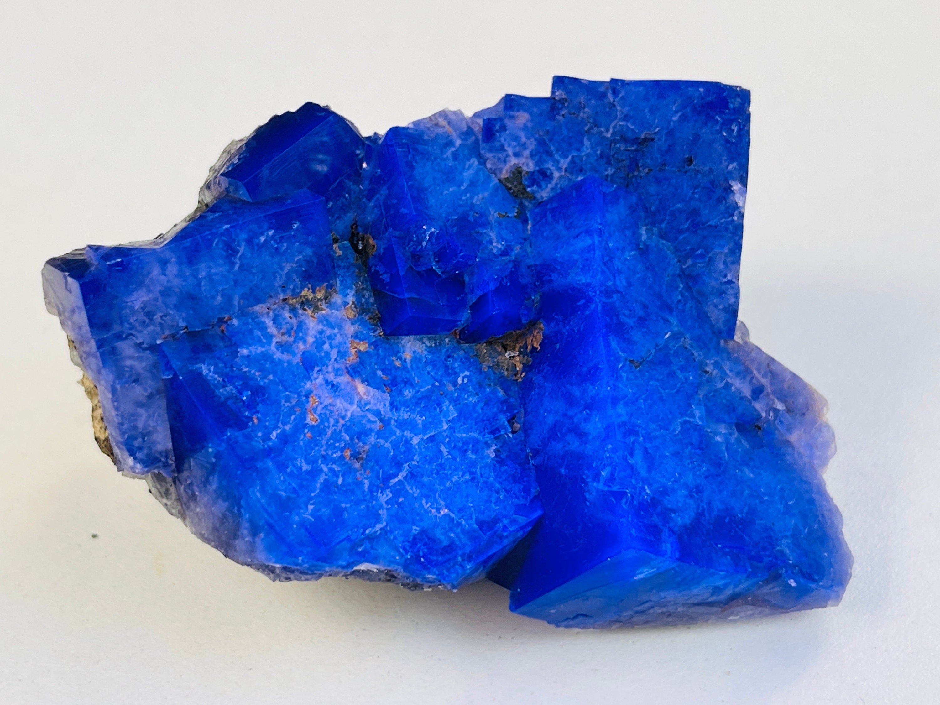 New Find Purple Fluorite Crystal from the Lady Annabella Mine, Weardale, Fluorescent Fluorite Specimen,Raw Fluorite, Mineral Specimen- P5