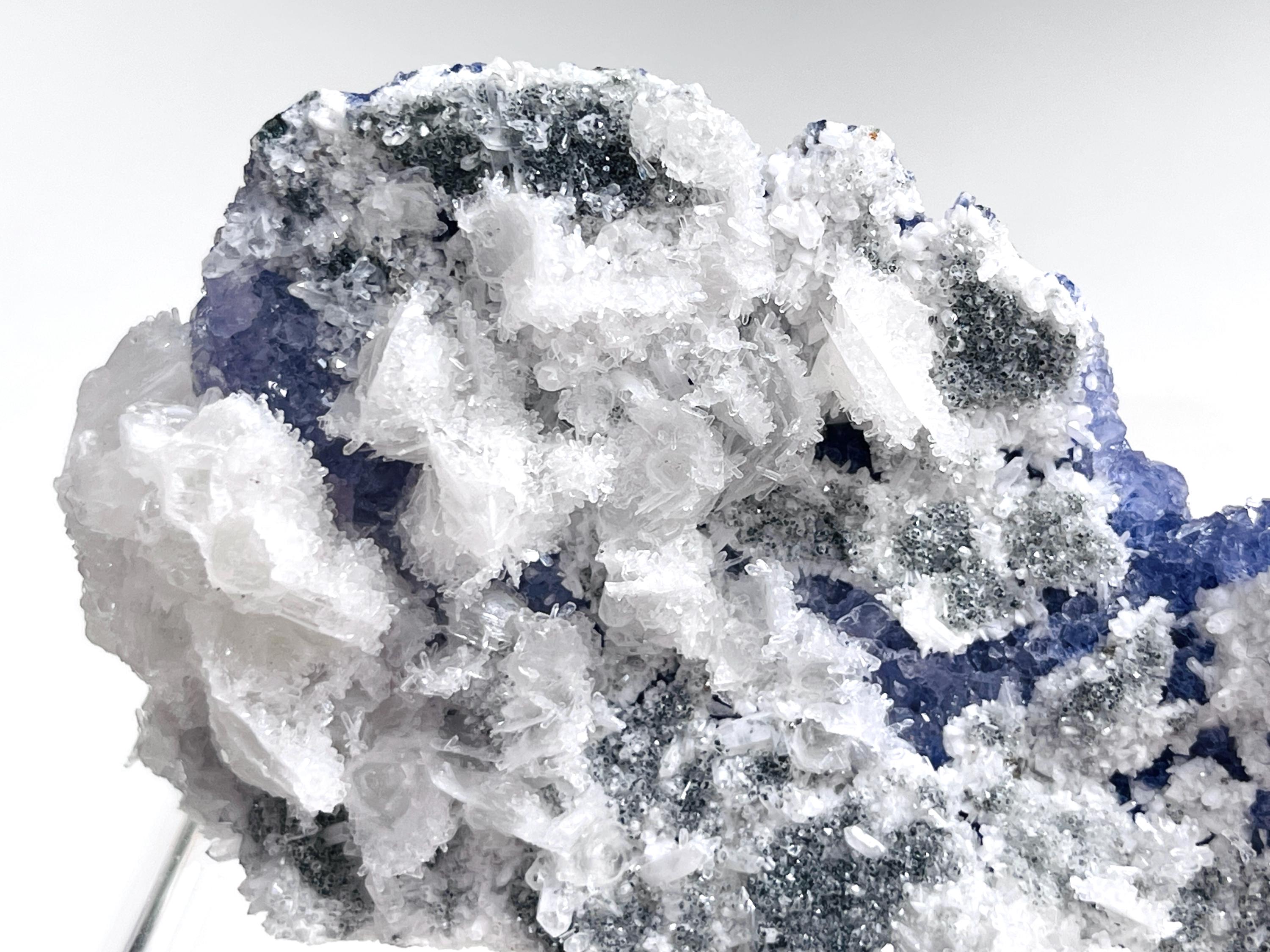 Fluorite with Quartz Specimen, Gorgeous Fujian Fluorite with Quartz