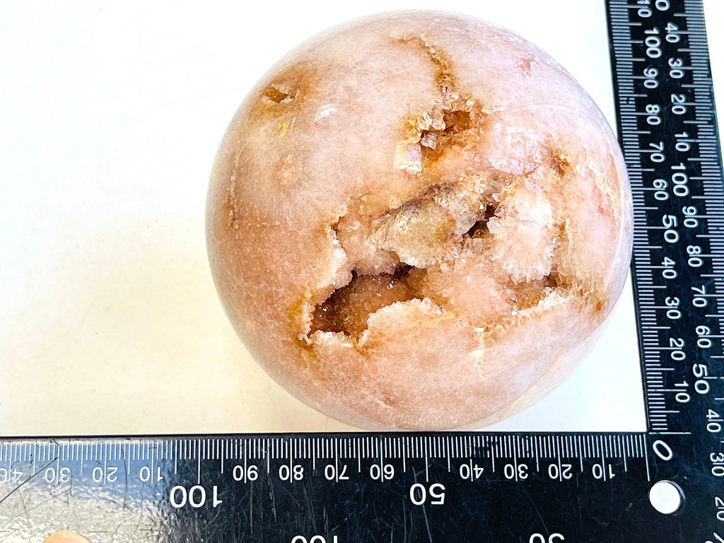 Pink Amethyst Sphere, 1.3kg Pink Amethyst Crystal Sphere, Dreaming Pink Amethyst Sphere, Crystal Gift, Home Decor