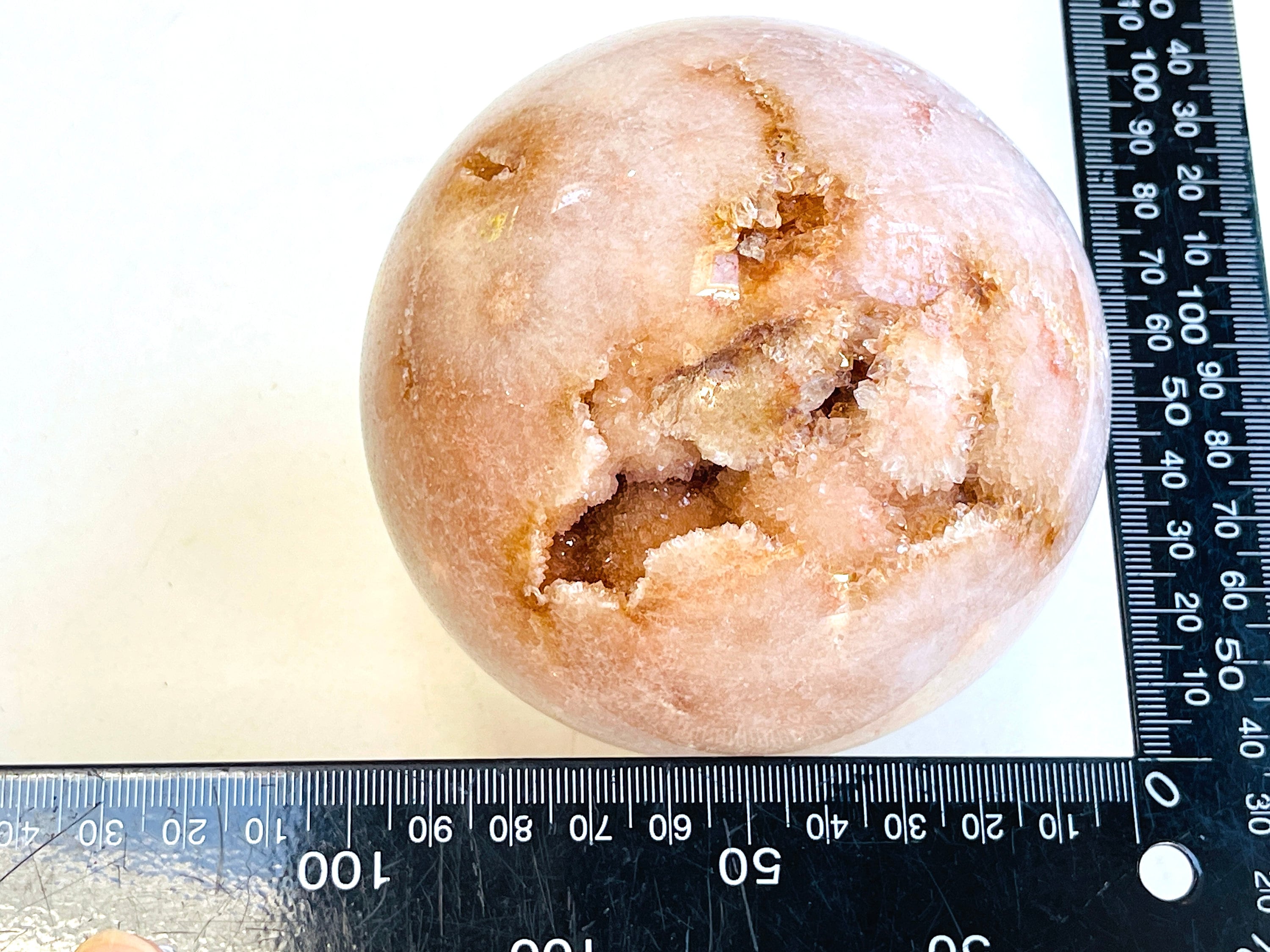 Pink Amethyst Sphere, 1.3kg Pink Amethyst Crystal Sphere, Dreaming Pink Amethyst Sphere, Crystal Gift, Home Decor