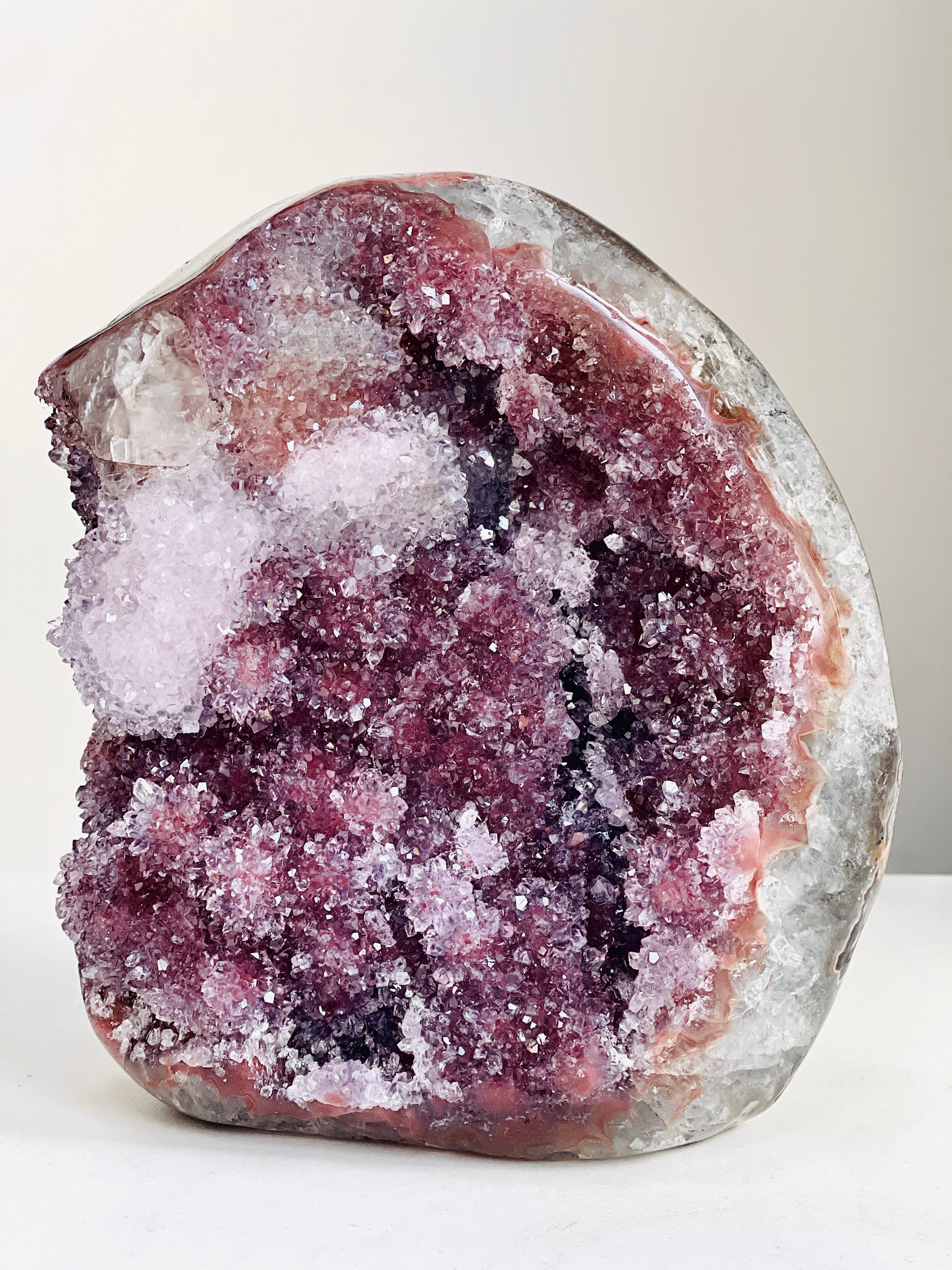 Red Stalactite Sugar Druzy Geode – Uruguay | 2.46kg