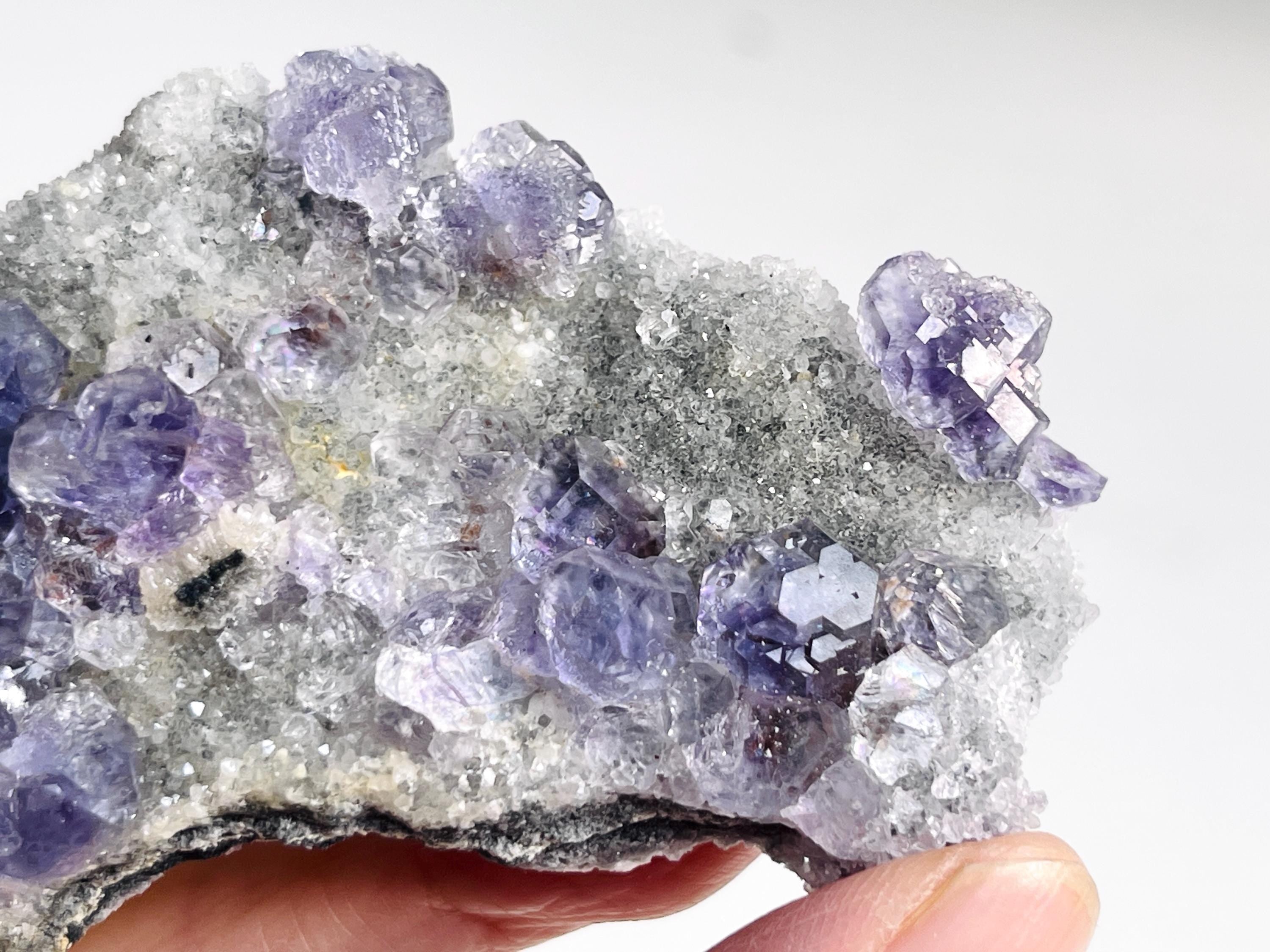 Fluorite with Quartz Specimen, Gorgeous Fujian Fluorite with Quartz