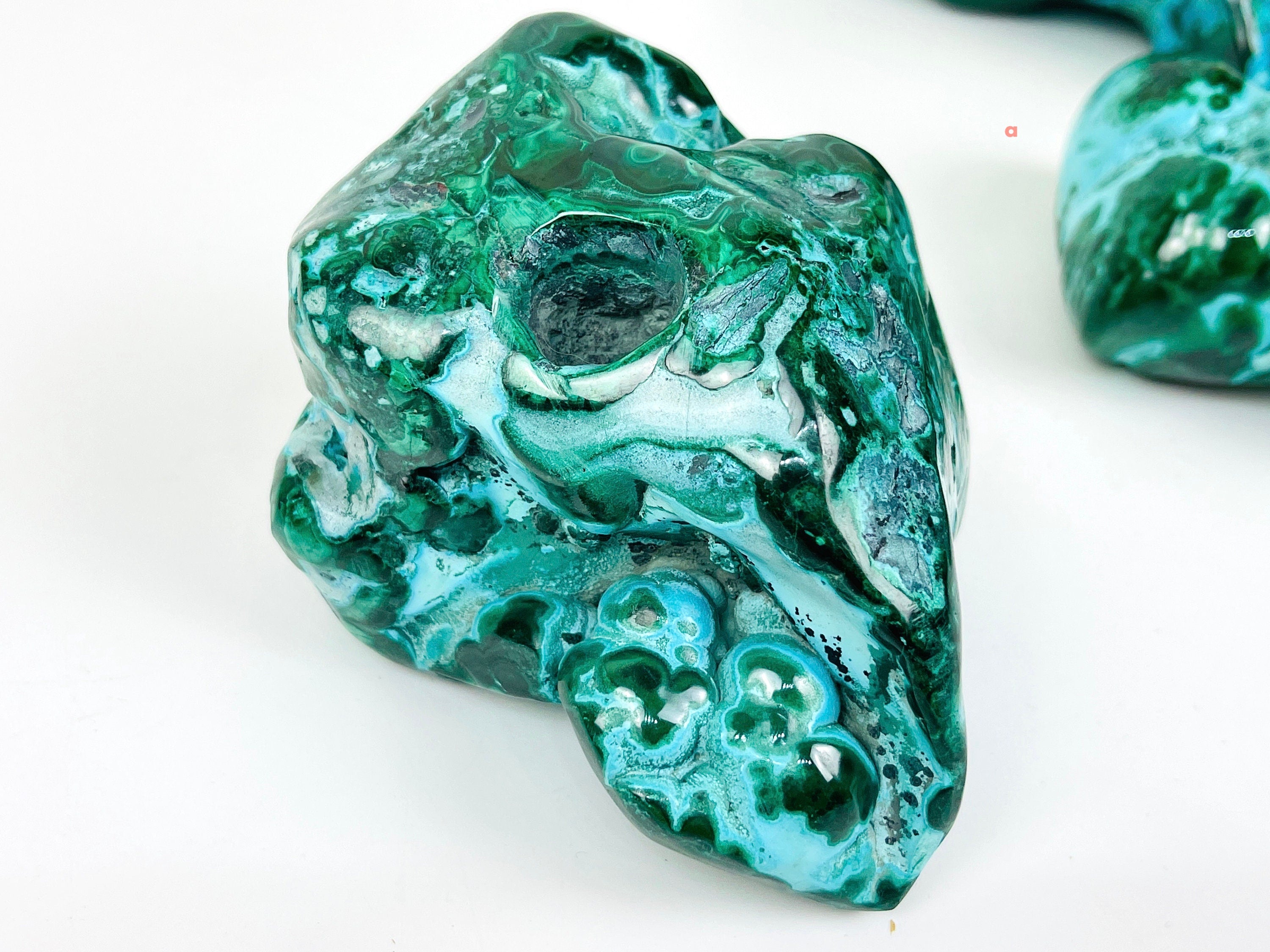 Malachite & Chrysocolla, Large Malacholla Freefrom, Malachite with Chrysocolla freeform from Congo, Raw Malachite, Healing Crystal
