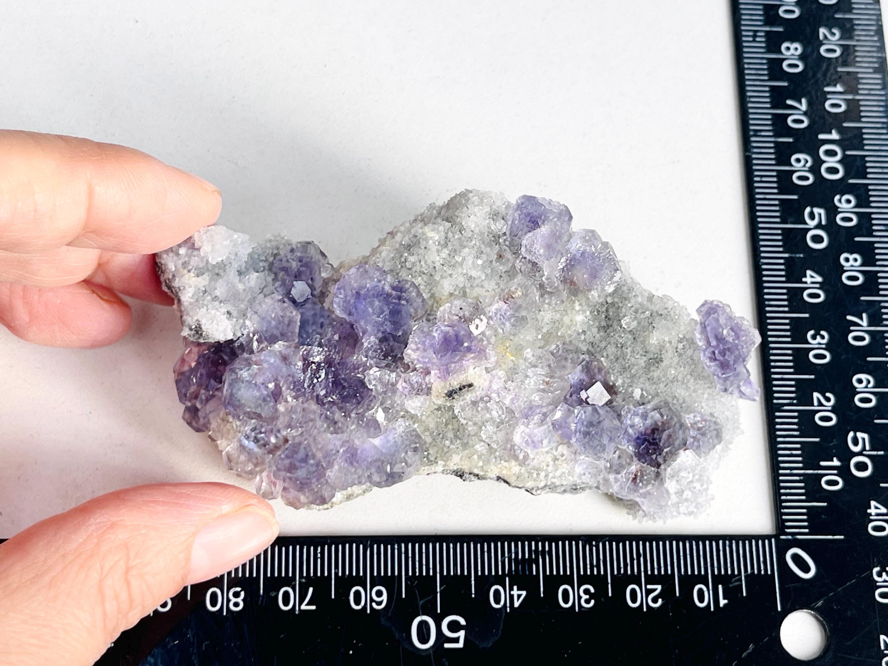 Fluorite with Quartz Specimen, Gorgeous Fujian Fluorite with Quartz